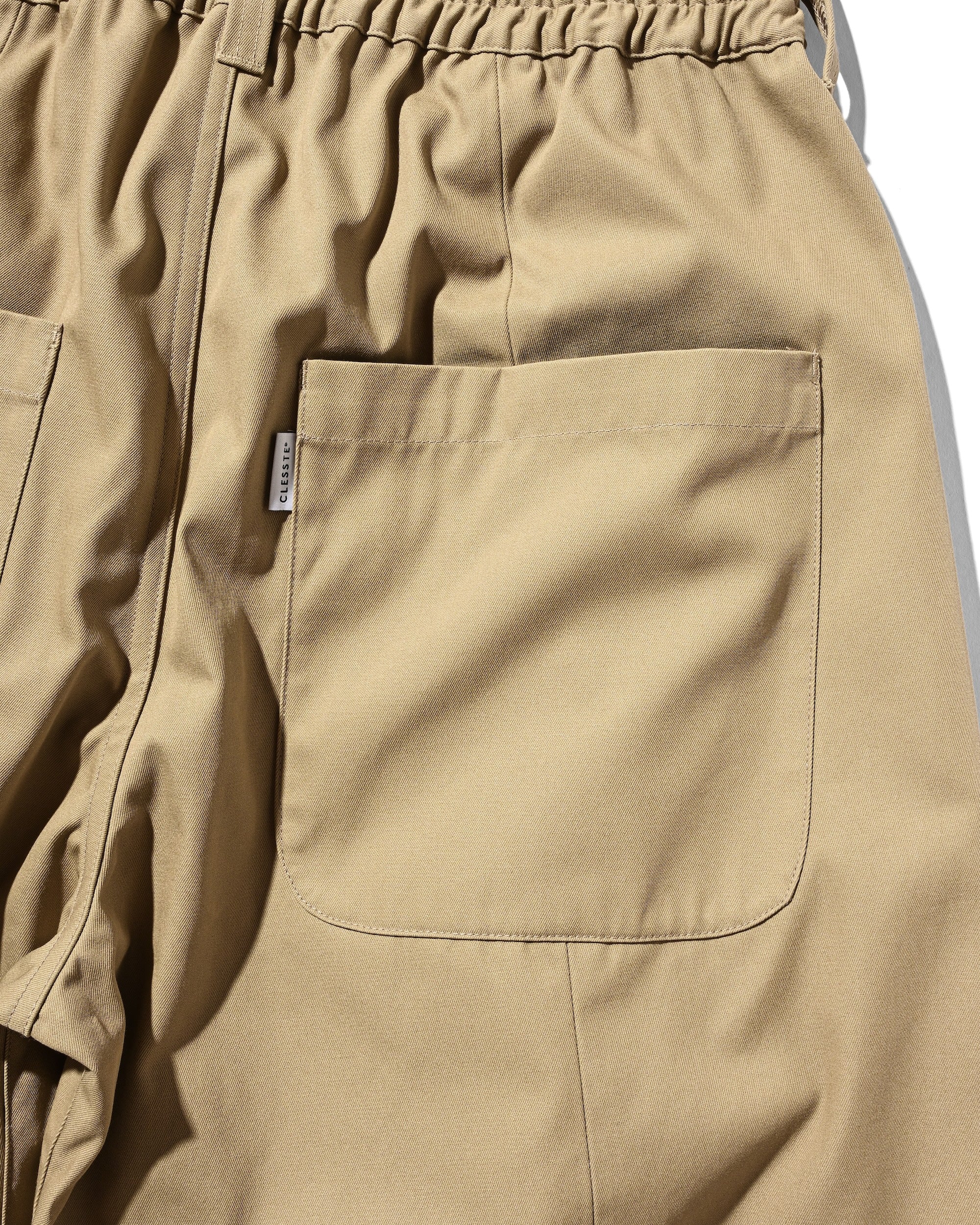 【9.10 WED 20:00- IN STOCK】BARREL LEG EASY PANTS (BEIGE)