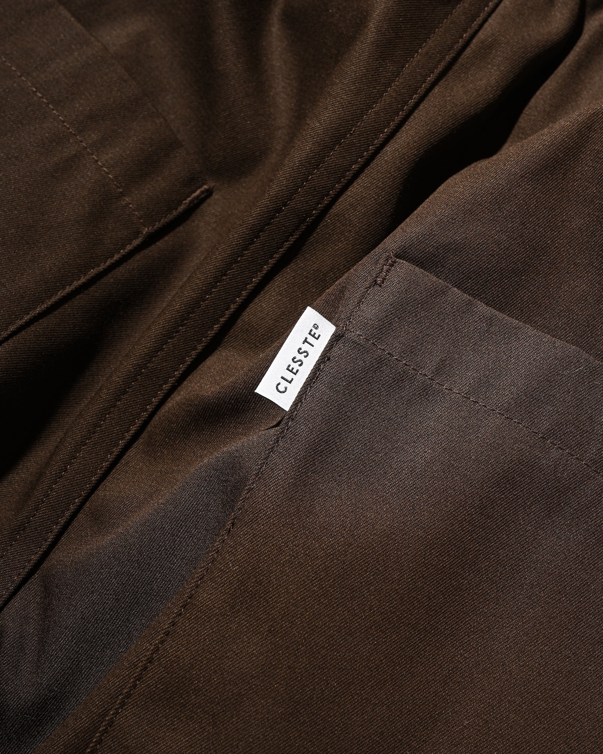 【9.10 WED 20:00- IN STOCK】BARREL LEG EASY PANTS (BROWN)