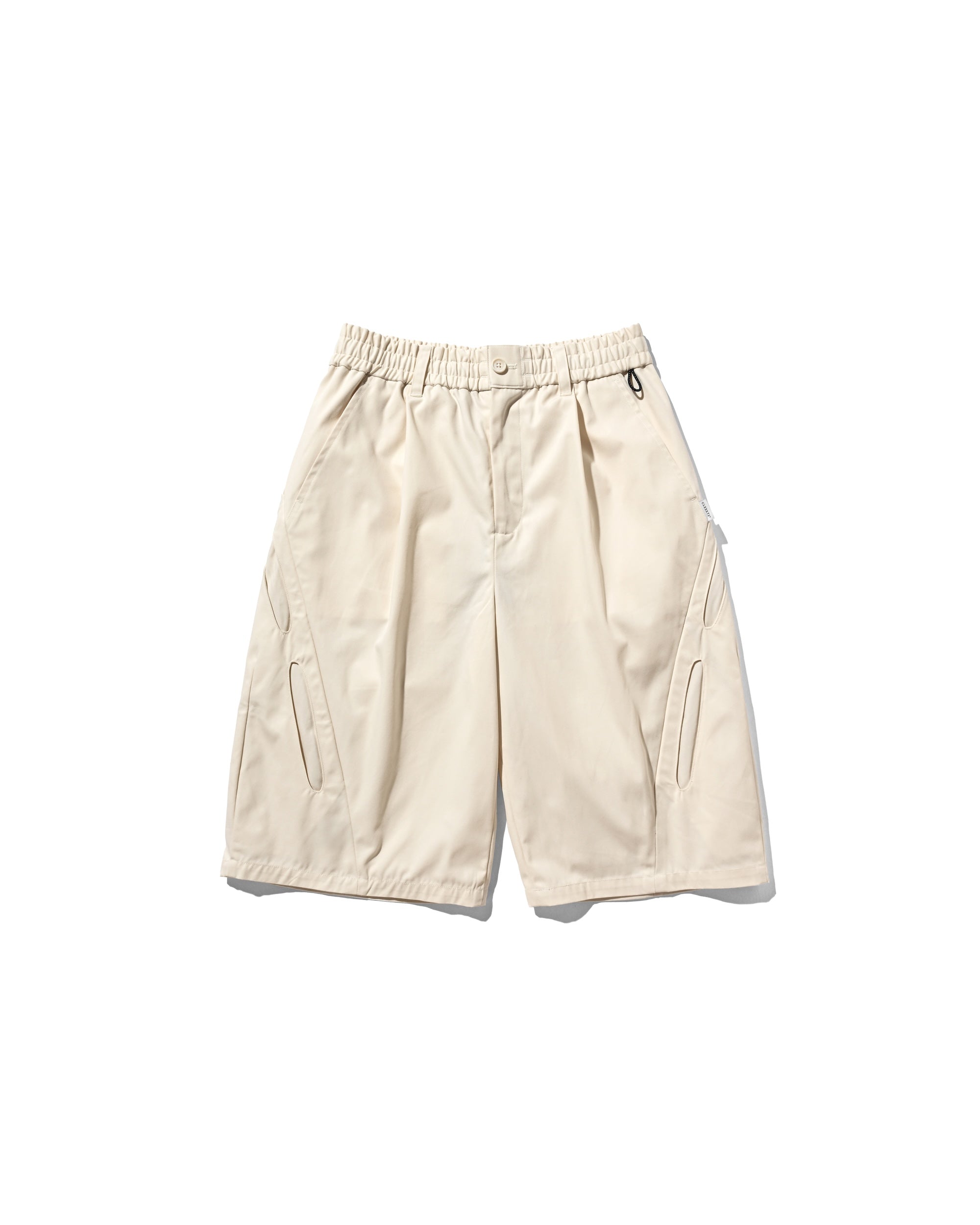 【8.23 SAT 20:00- IN STOCK】FUTURE MASSIVE TWISTED HALF PANTS (IVORY)