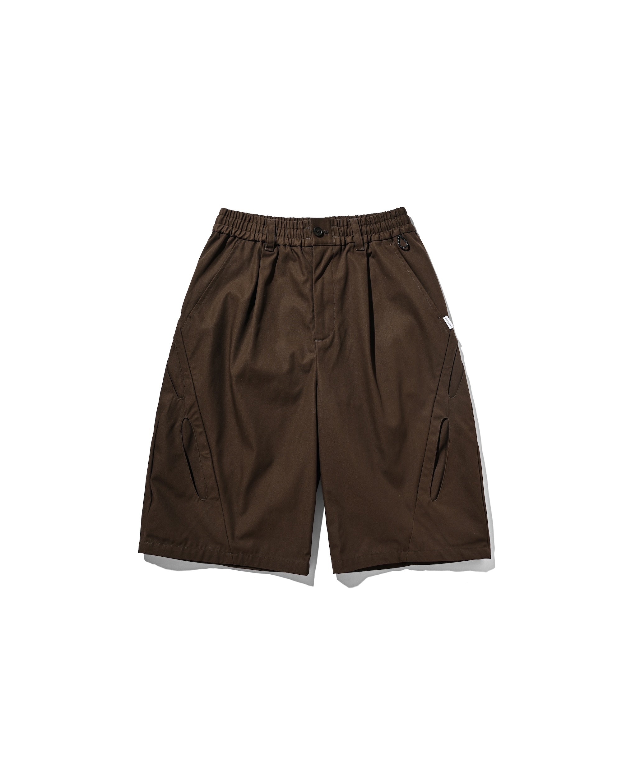 【8.23 SAT 20:00- IN STOCK】FUTURE MASSIVE TWISTED HALF PANTS (BROWN)
