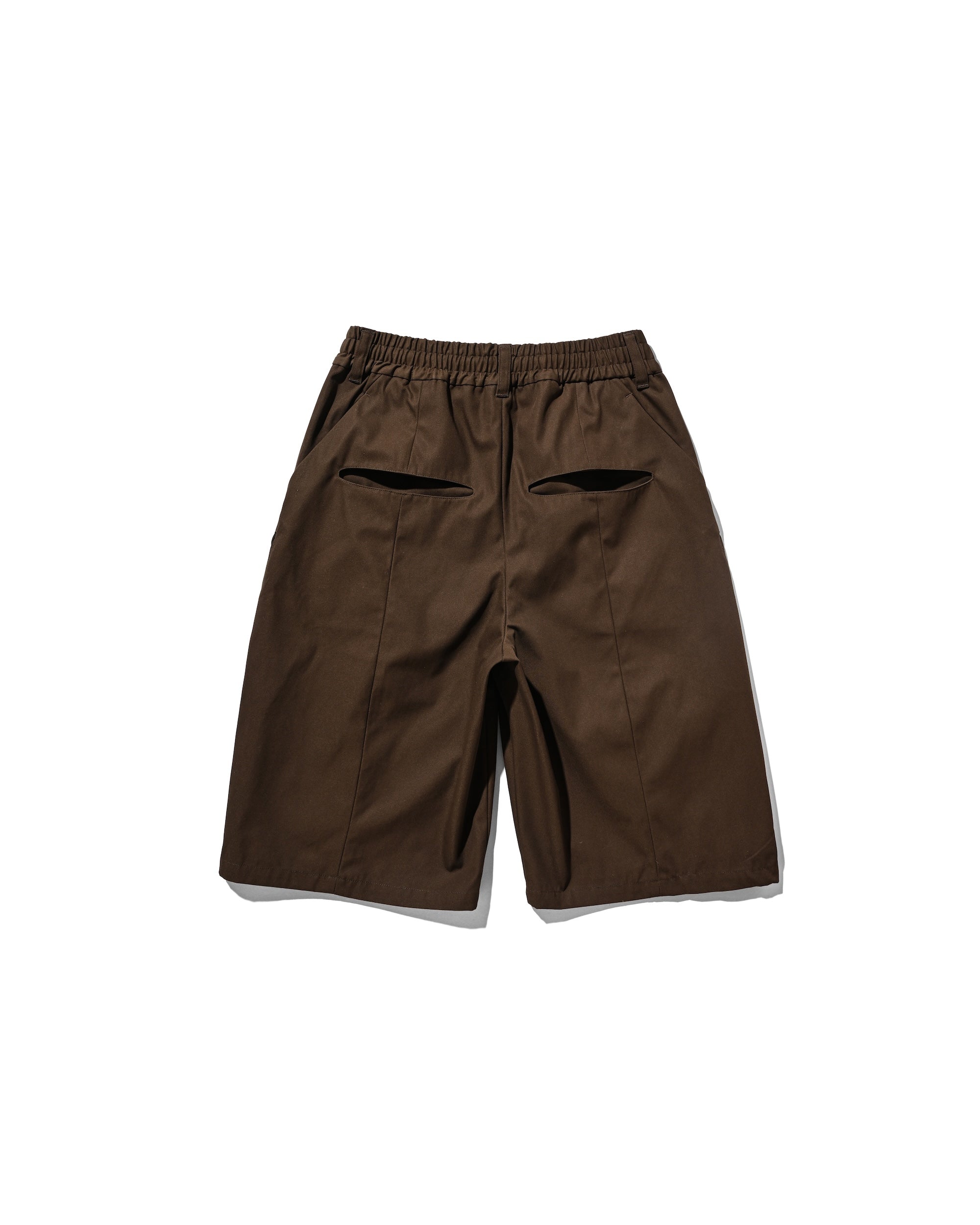 【8.23 SAT 20:00- IN STOCK】FUTURE MASSIVE TWISTED HALF PANTS (BROWN)