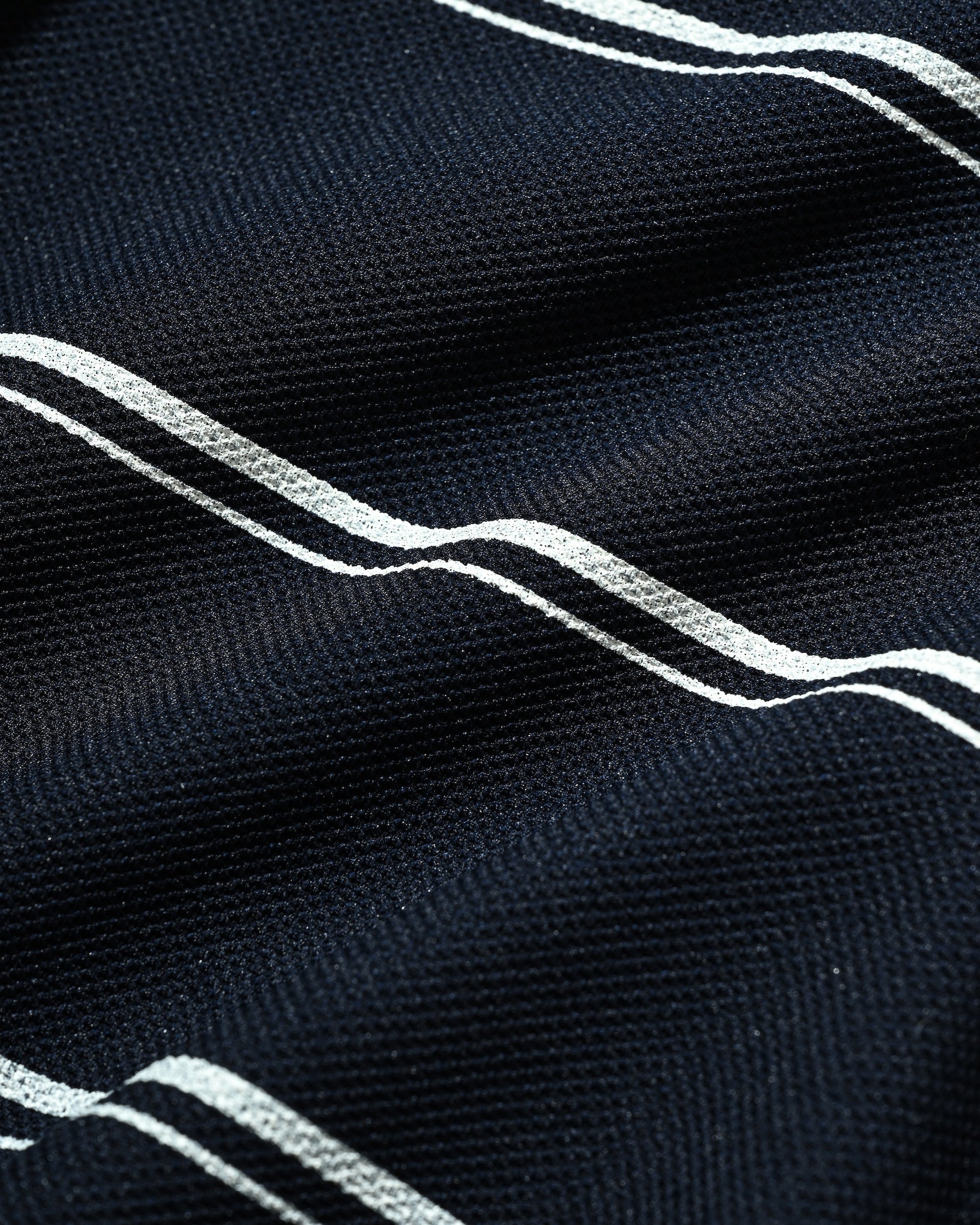 トップス CLESSTE ACTIVE CITY L/S POLO SHIRT THICK/THIN STRIPE ACTIVE CITY POLO L/S SHIRTS (BLACK)