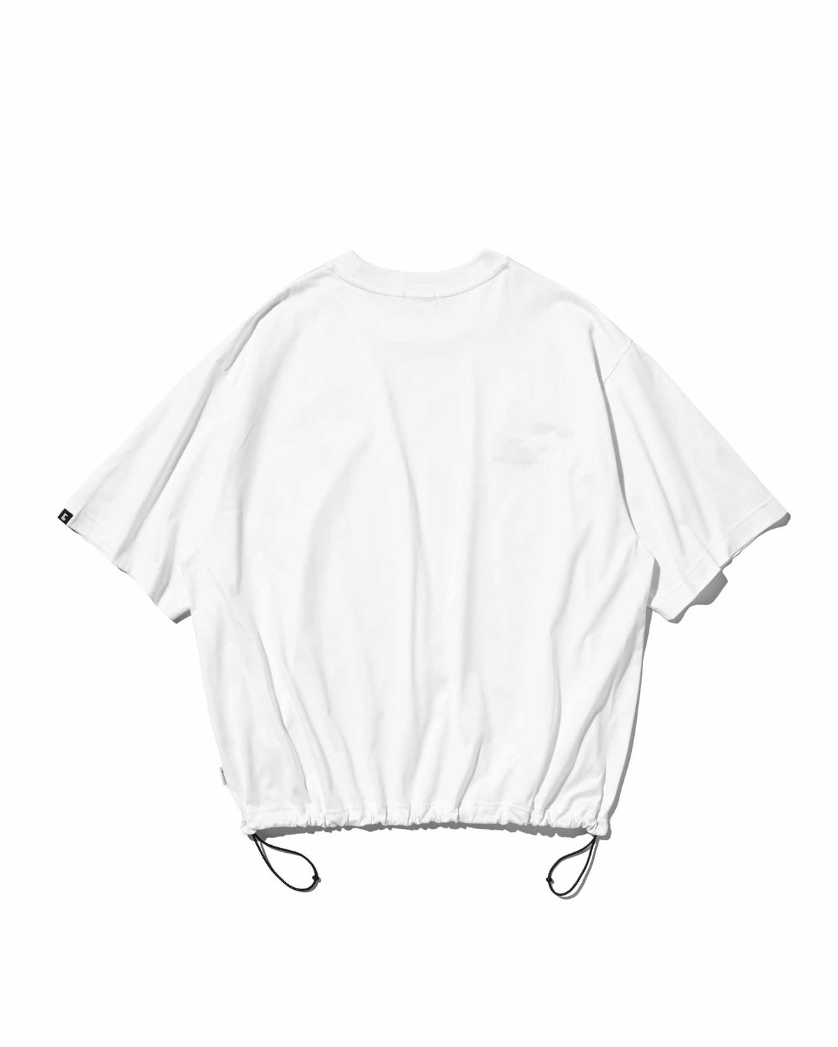 【10.4 SUN 20:00- IN STOCK】【LIMITED】 “YES G♡♡D MARKET" S/S T-SHIRT WITH DRAWSTRINGS (WHITE)