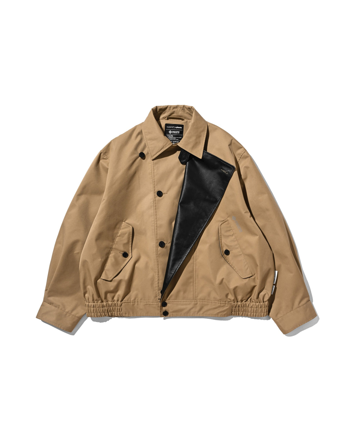 【10.24 SAT 20:00- IN STOCK】 +phenix WINDSTOPPER® by GORE-TEX LABS TWILL CITY DOUBLE FLAP JACKET (CAMEL BEIGE)