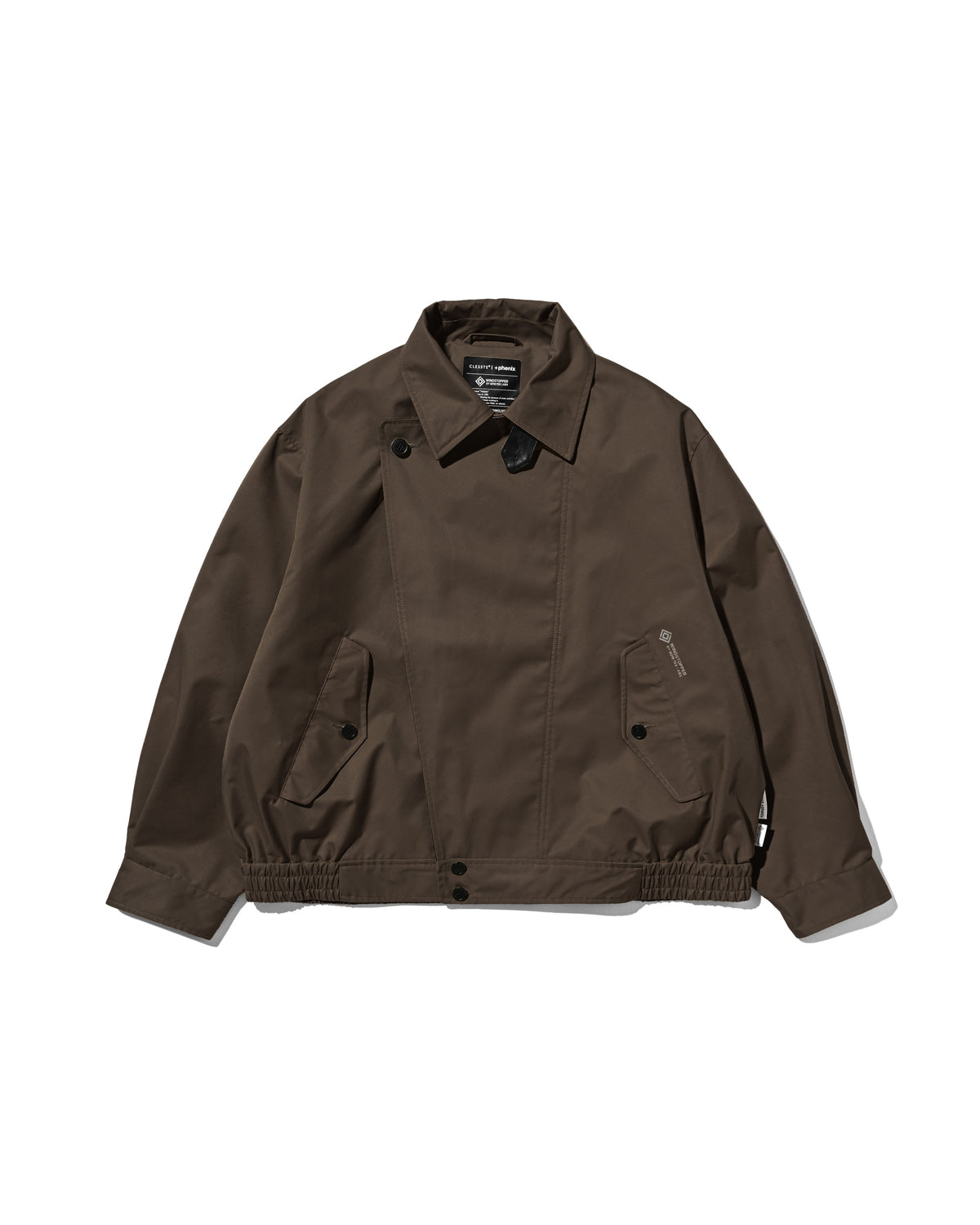 【10.24 SAT 20:00- IN STOCK】 +phenix WINDSTOPPER® by GORE-TEX LABS TWILL CITY DOUBLE FLAP JACKET (URBAN BROWN)