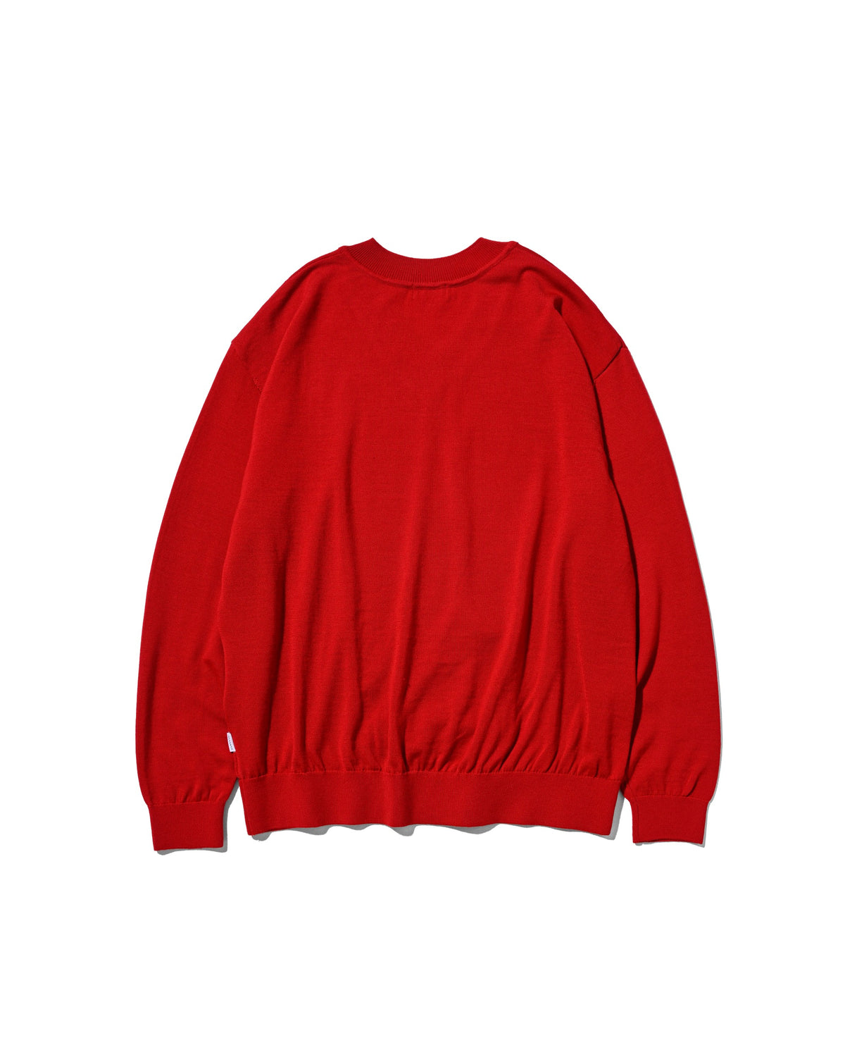 【10.31 SAT 20:00- IN STOCK】 12G WOOL V-NECK KNIT PULLOVER (RED)