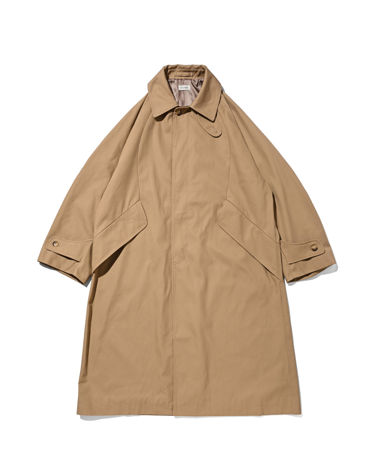【10.31 SAT 20:00- IN STOCK】 T/C GABARDINE CITY BALMACAAN COAT (BEIGE)