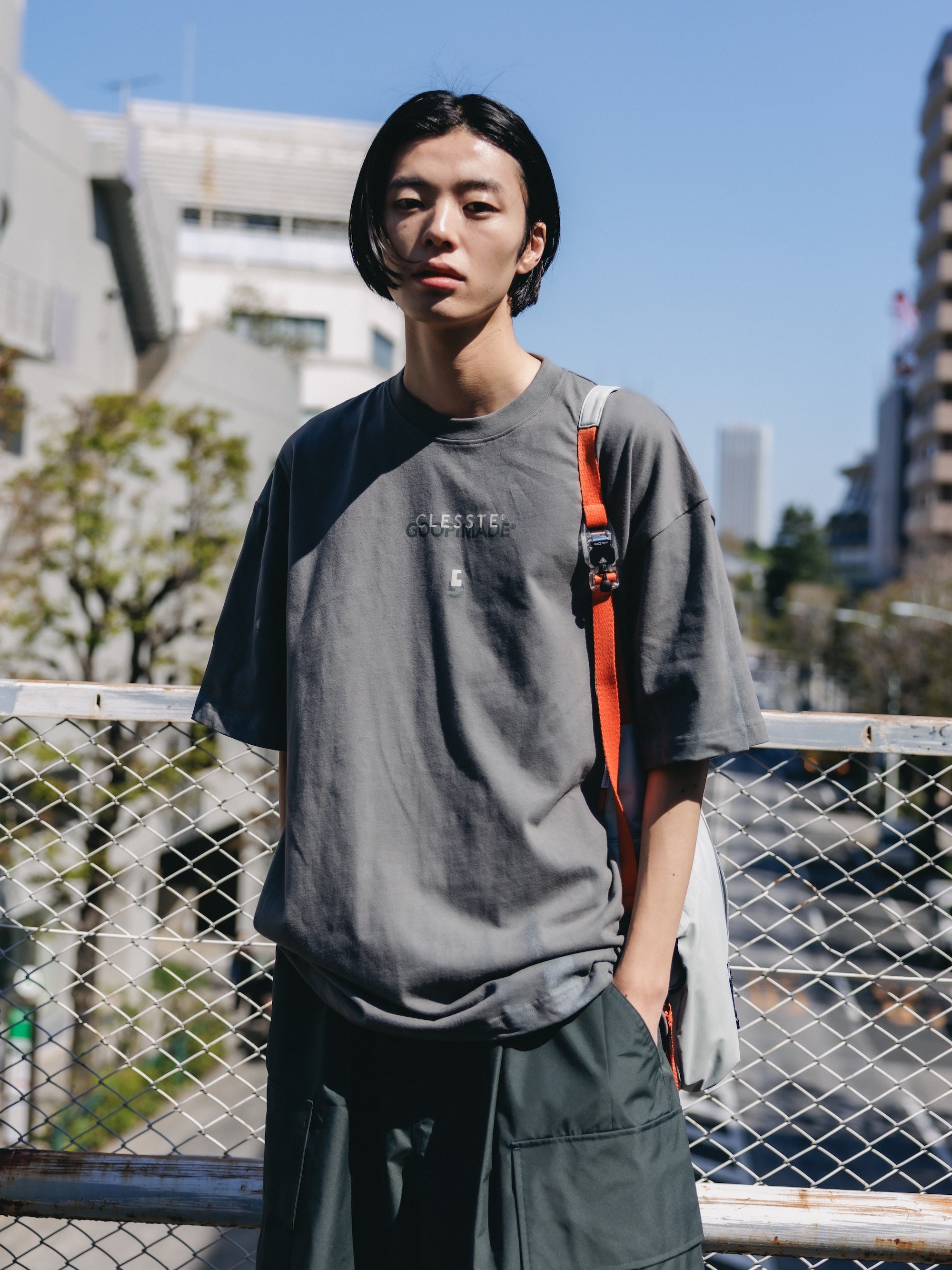 LOGO ARCHIVE TEE FOR GOOPiMADE (GRAY)