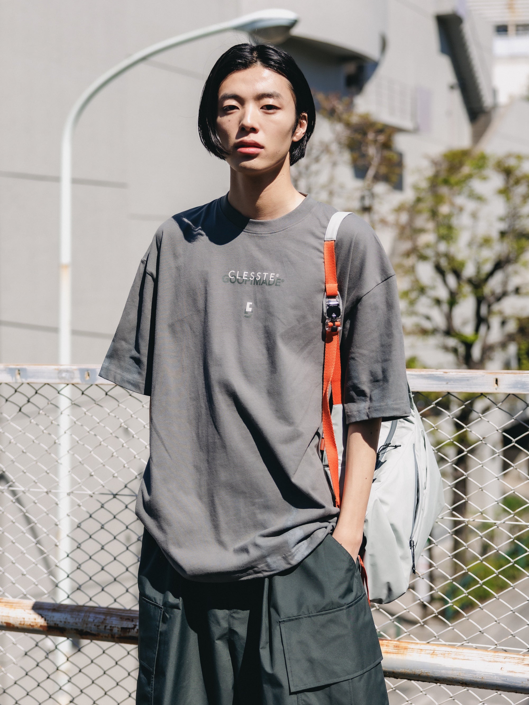 LOGO ARCHIVE TEE FOR GOOPiMADE (GRAY)