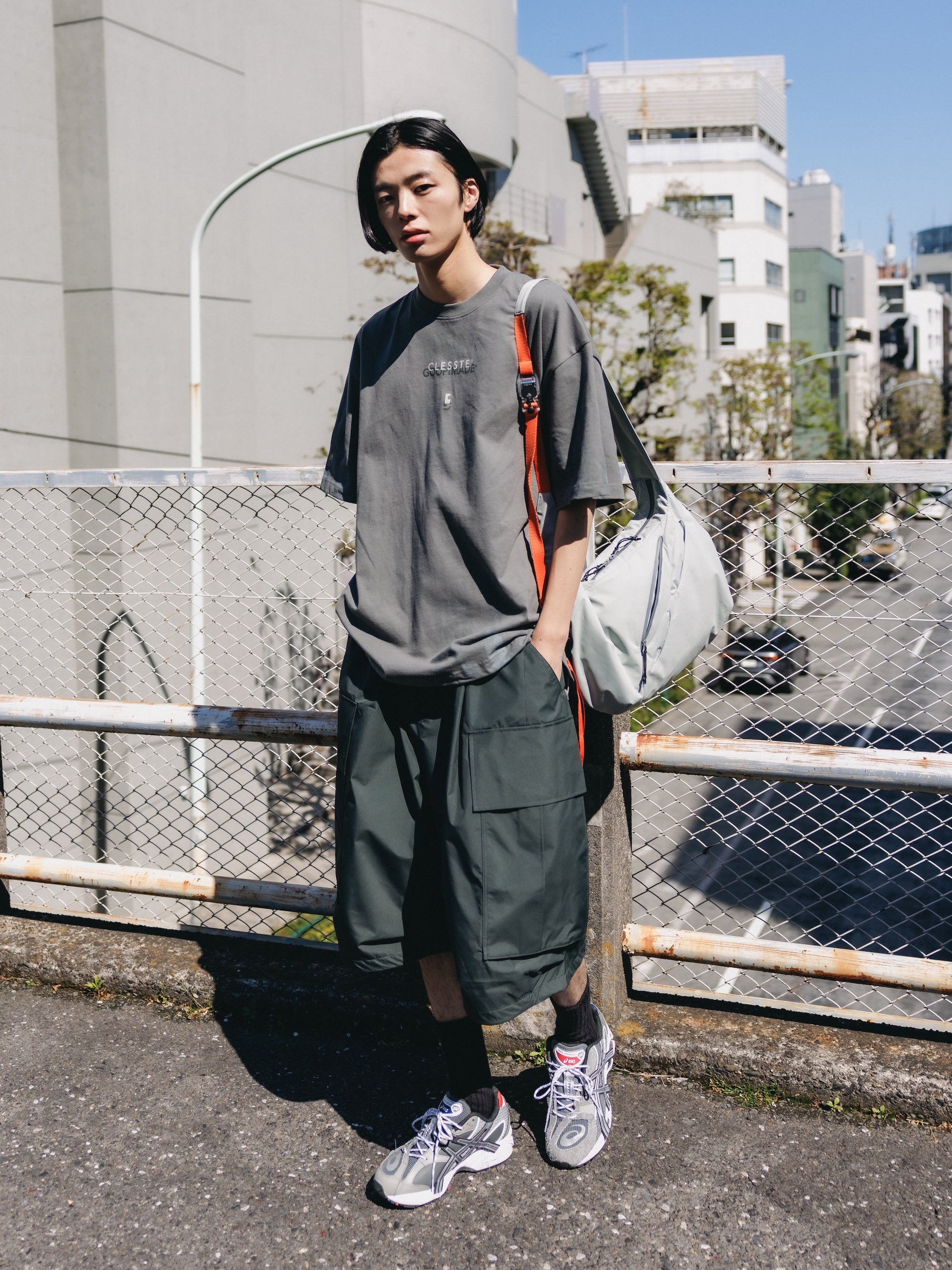 LOGO ARCHIVE TEE FOR GOOPiMADE (GRAY)