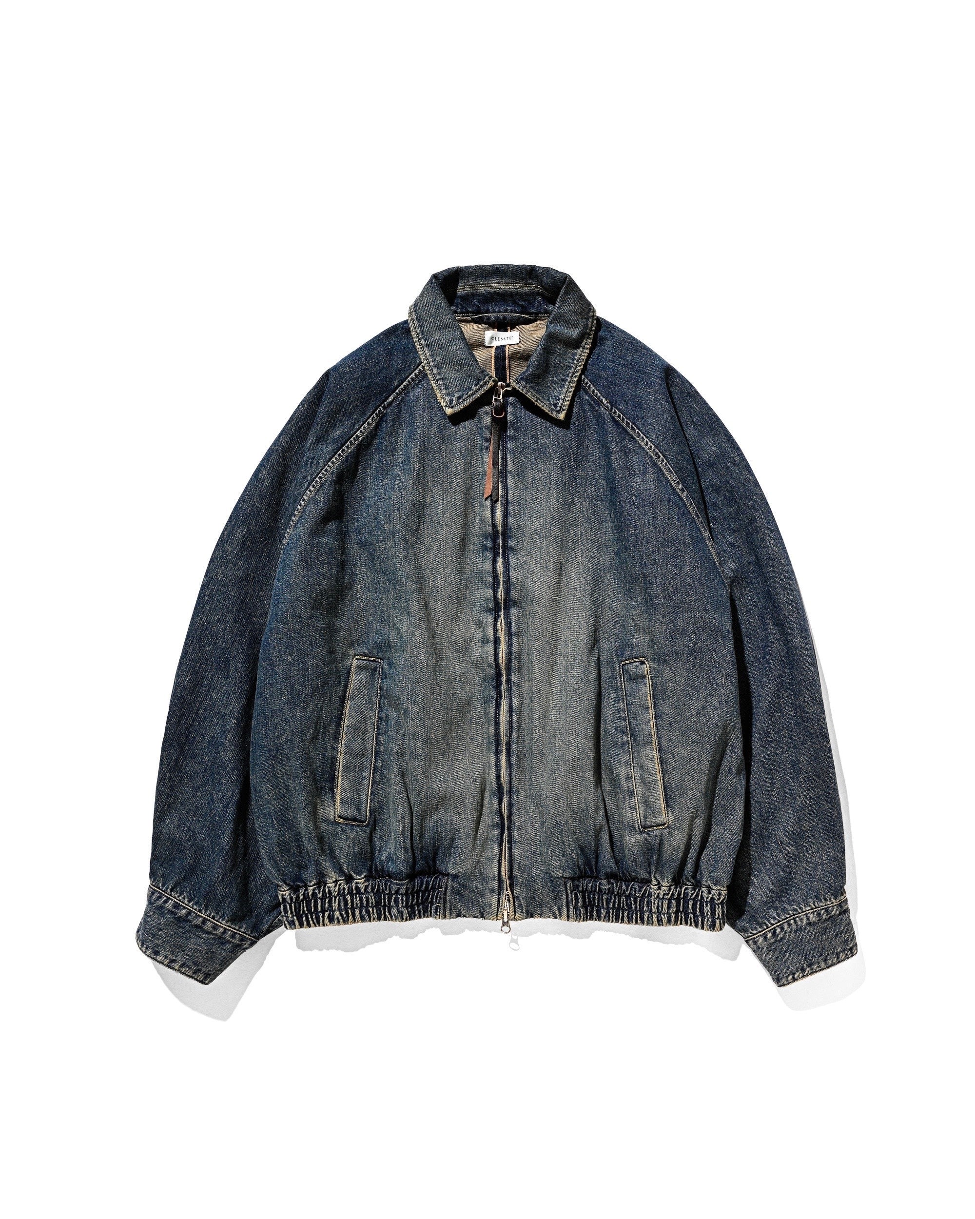 【9.2 WED 20:00- IN STOCK】VINTAGE DYED SELVEDGE DENIM CITY UTILITY JACKET (VINTAGE INDIGO)