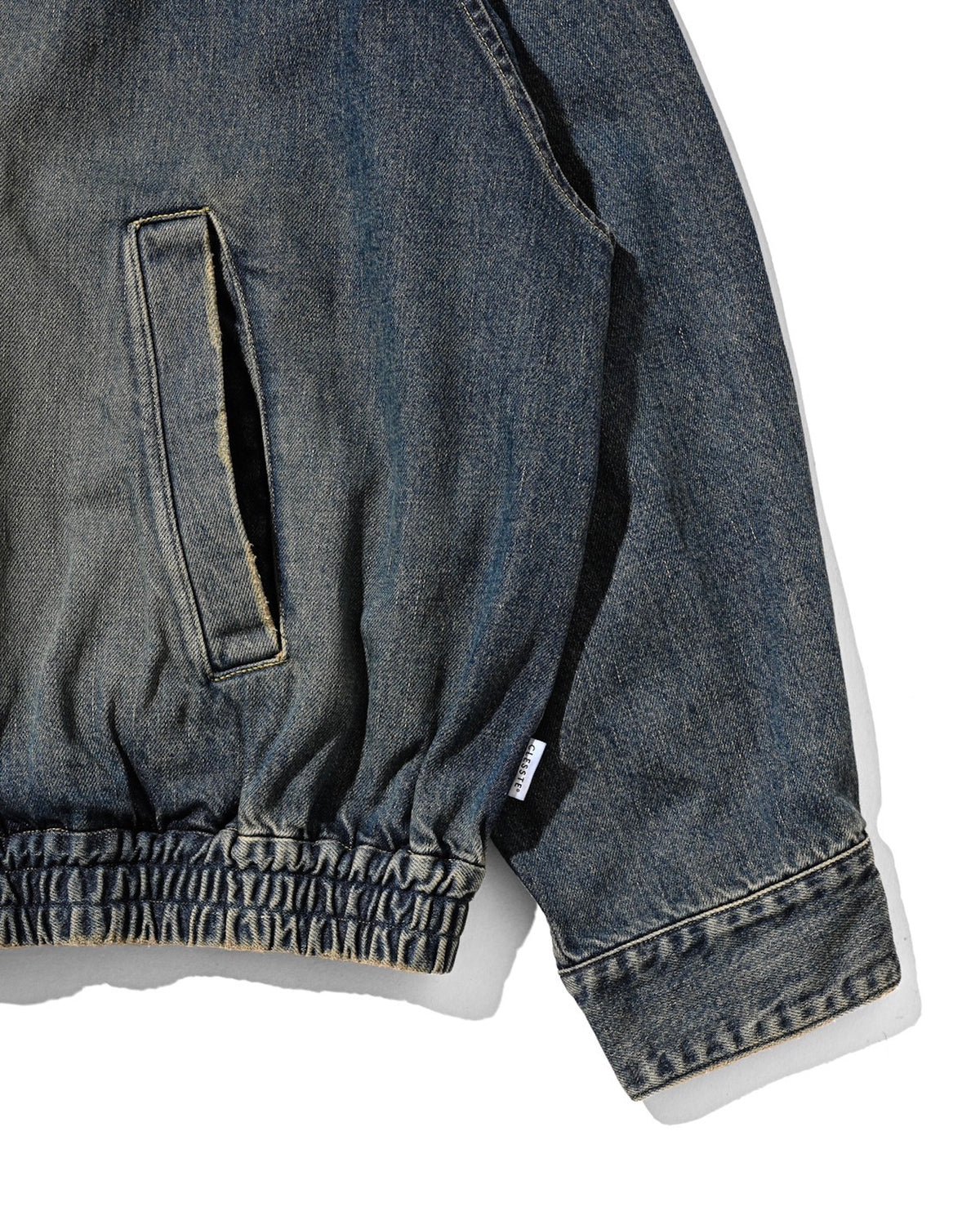 VINTAGE DYED SELVEDGE DENIM CITY UTILITY JACKET (VINTAGE INDIGO)