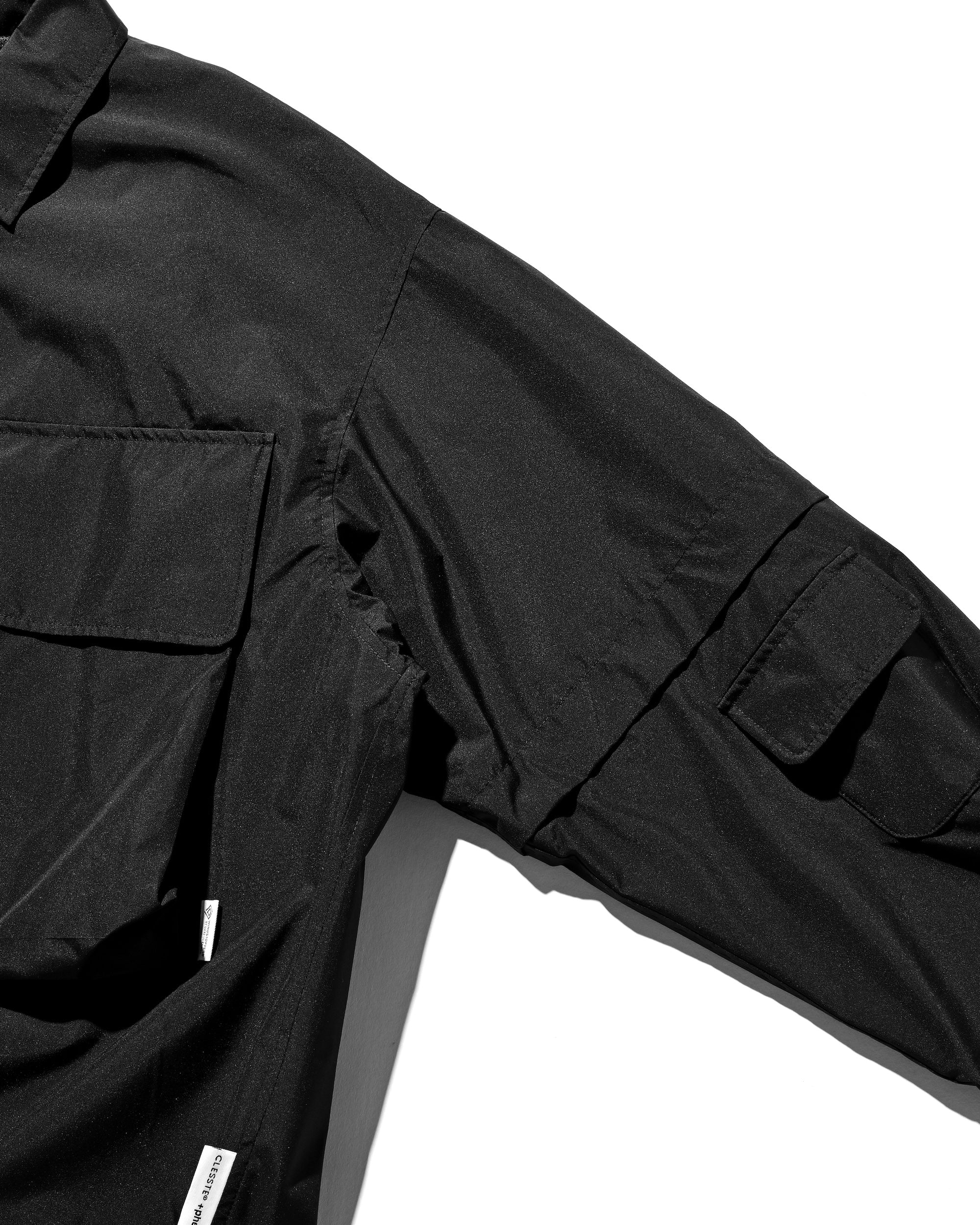 【9.10 WED 20:00- IN STOCK】+phenix WINDSTOPPER® by GORE-TEX LABS DETACHABLE WADING SHIRT JACKET (BLACK)