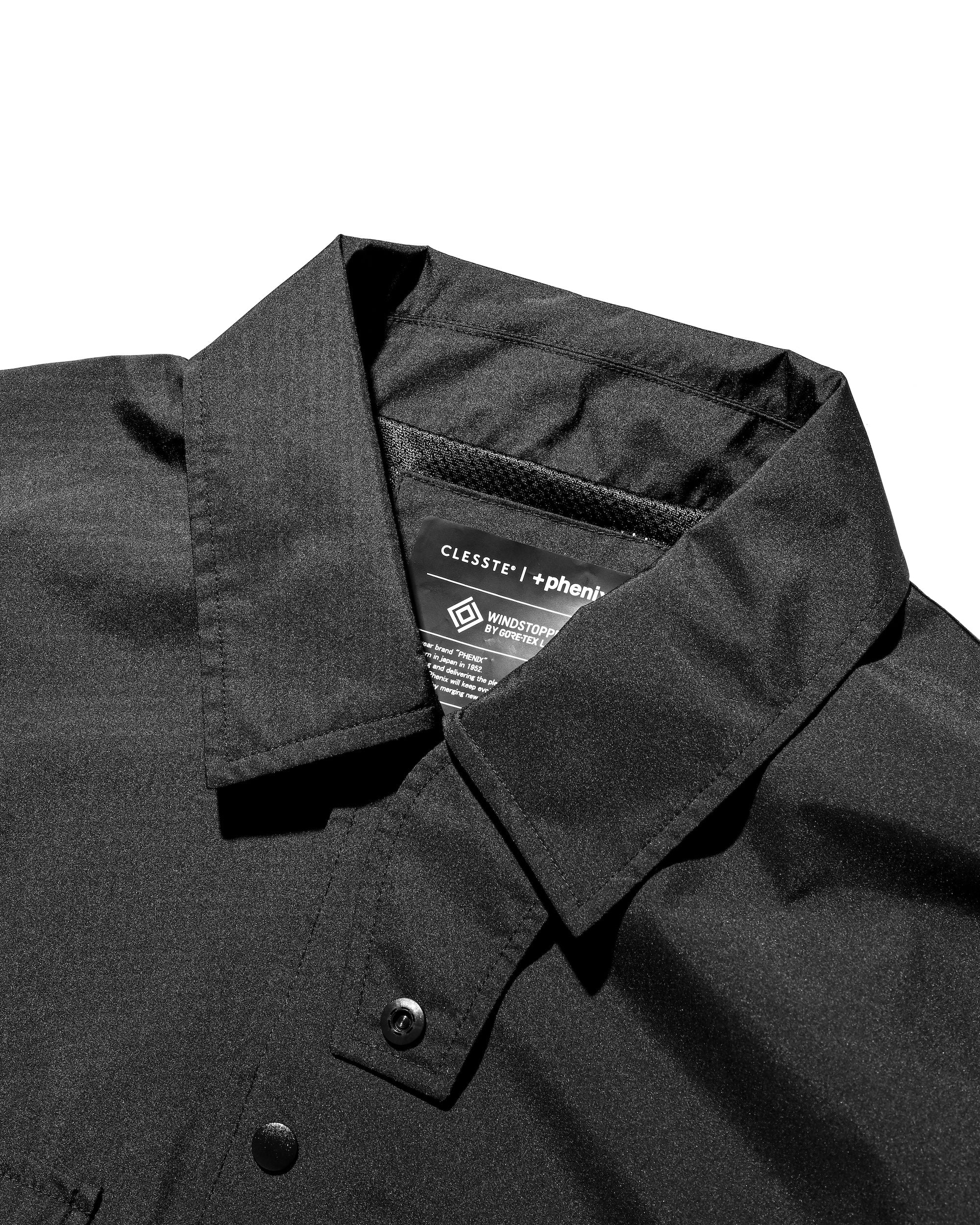 【9.10 WED 20:00- IN STOCK】+phenix WINDSTOPPER® by GORE-TEX LABS DETACHABLE WADING SHIRT JACKET (BLACK)