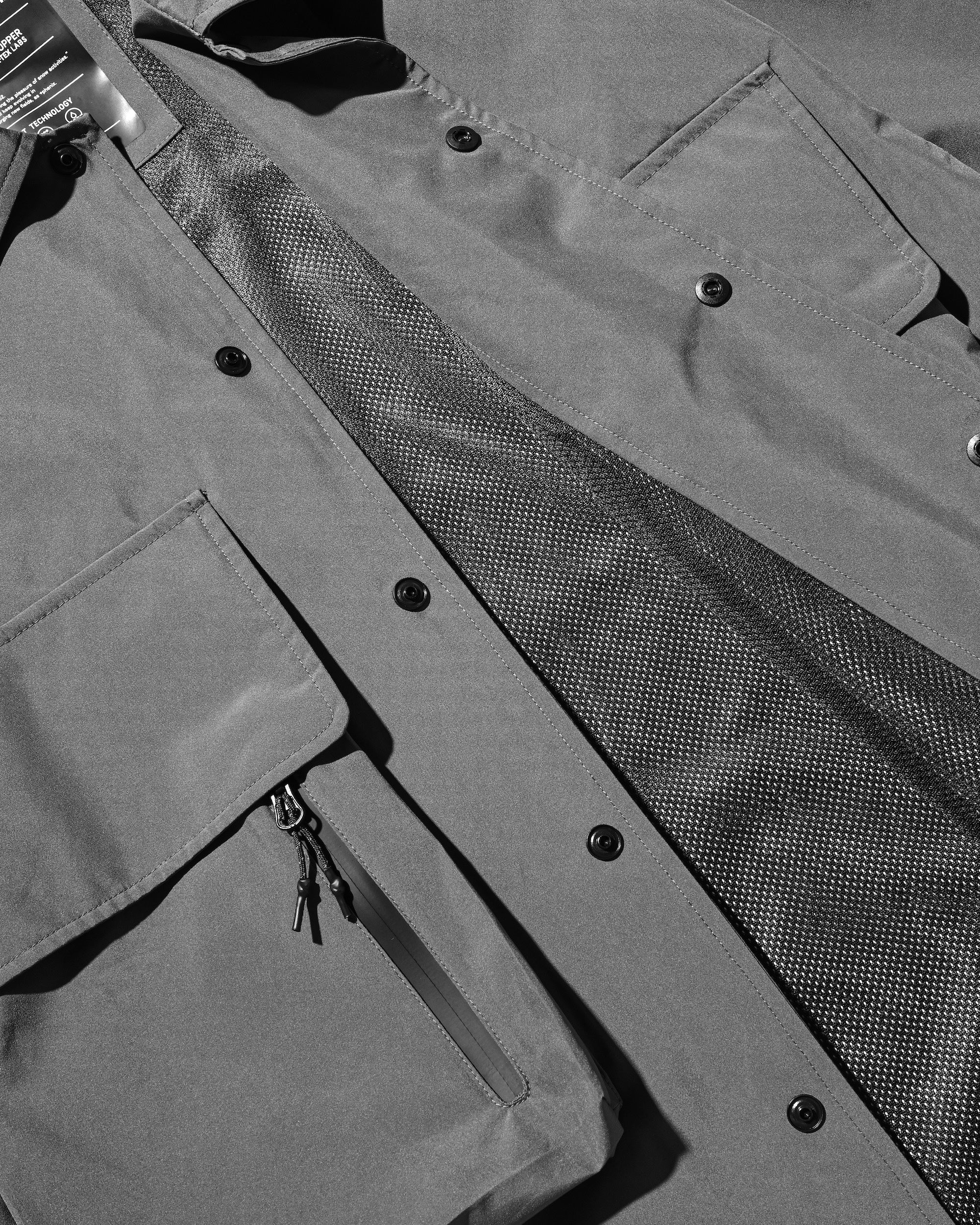 【9.10 WED 20:00- IN STOCK】+phenix WINDSTOPPER® by GORE-TEX LABS DETACHABLE WADING SHIRT JACKET (GRAPHAITE GRAY)