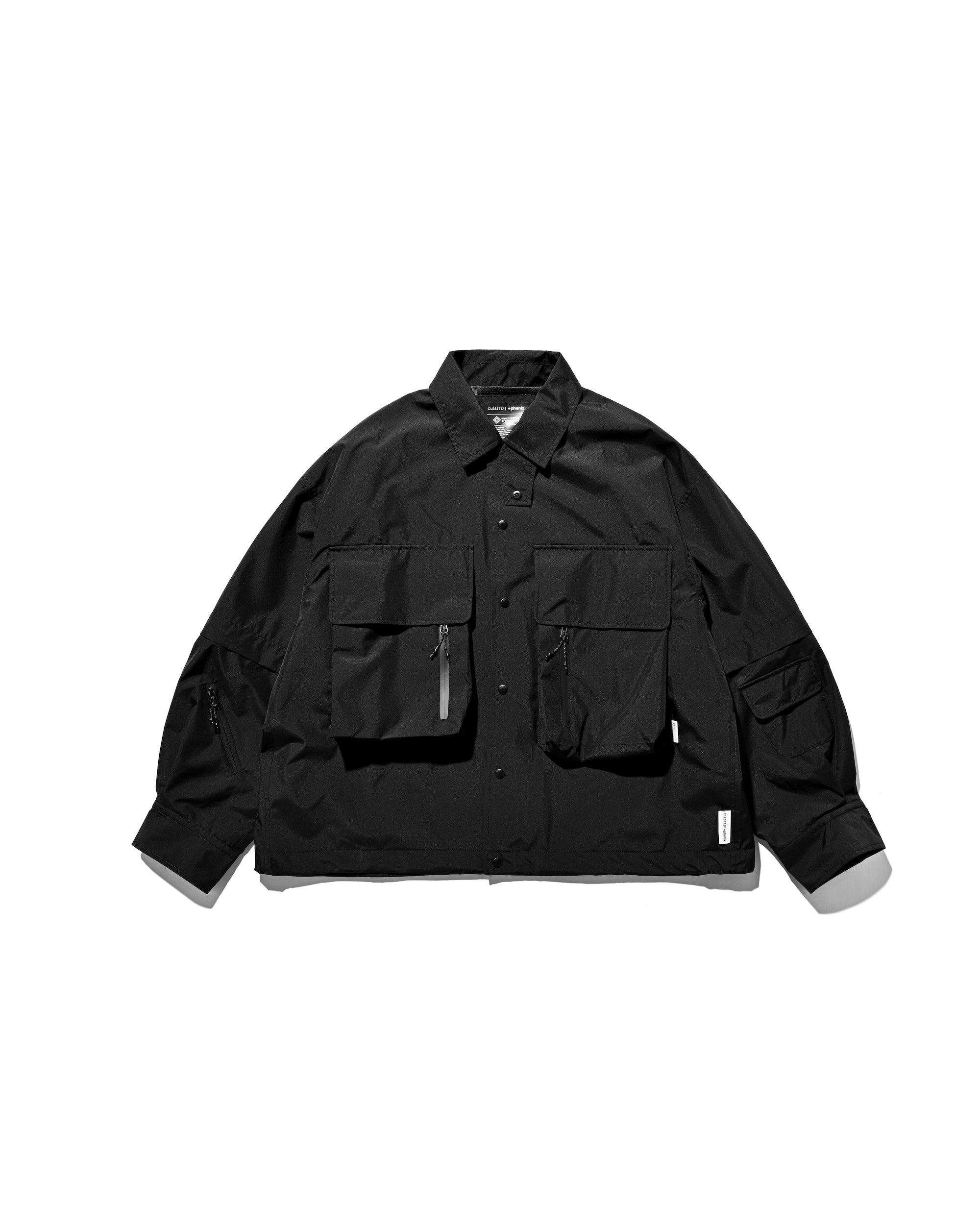 【9.10 WED 20:00- IN STOCK】+phenix WINDSTOPPER® by GORE-TEX LABS DETACHABLE WADING SHIRT JACKET (BLACK)