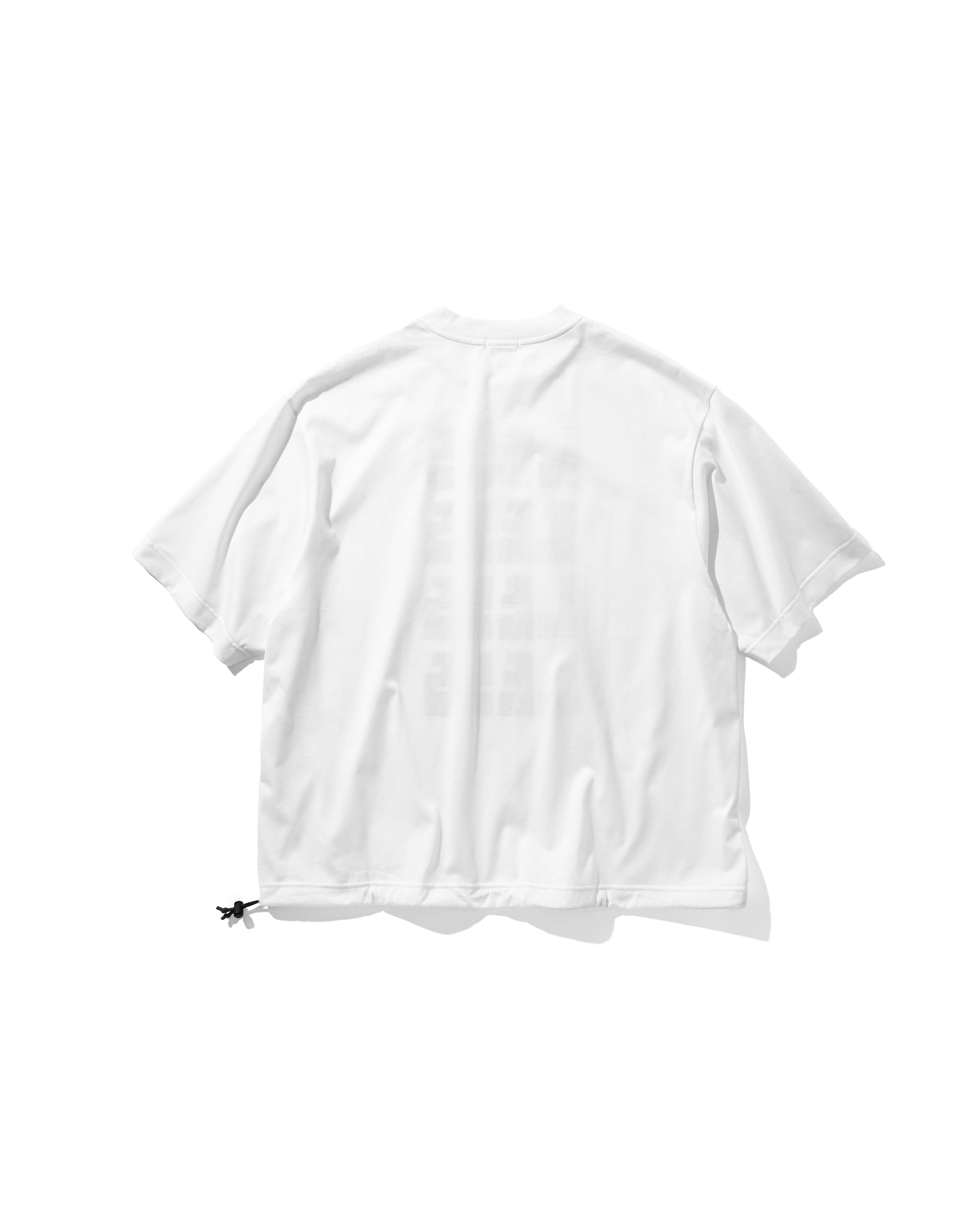 【7.17 WED 20:00- IN STOCK】“LESS” MASSIVE T-SHIRT WITH DRAWSTRINGS.