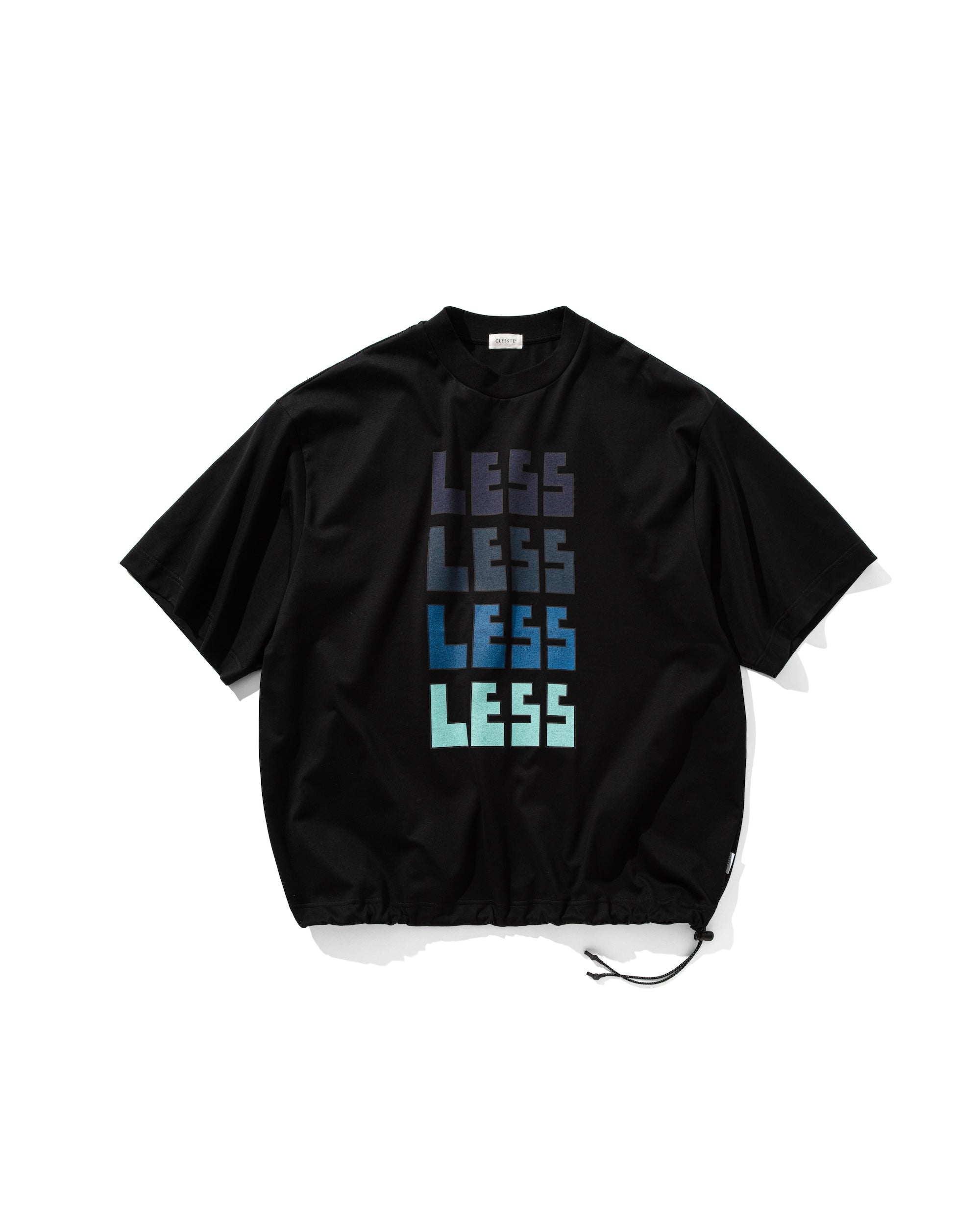 【7.17 WED 20:00- IN STOCK】“LESS” MASSIVE T-SHIRT WITH DRAWSTRINGS.