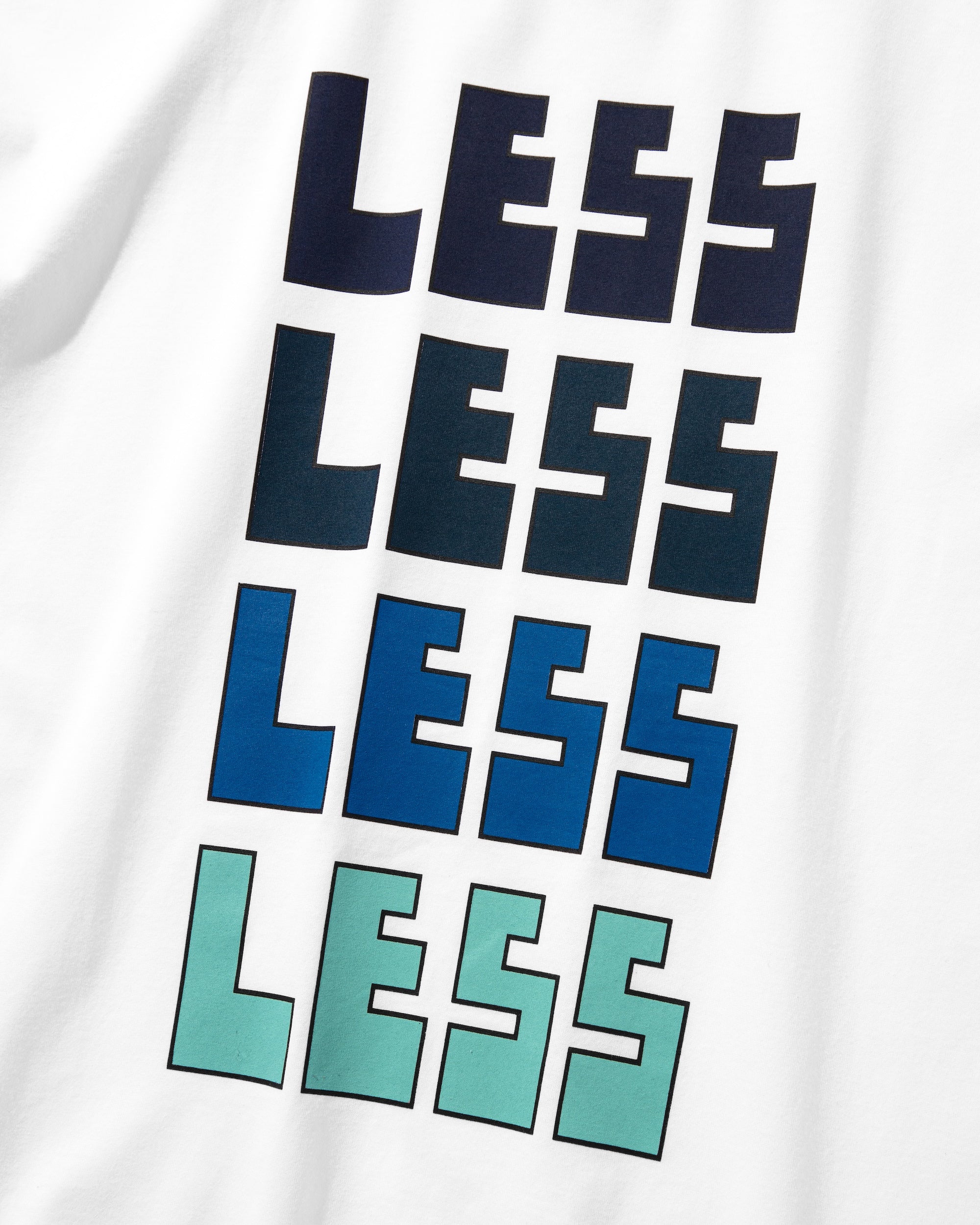 7.17 WED 20:00- IN STOCK】“LESS” MASSIVE T-SHIRT WITH DRAWSTRINGS.