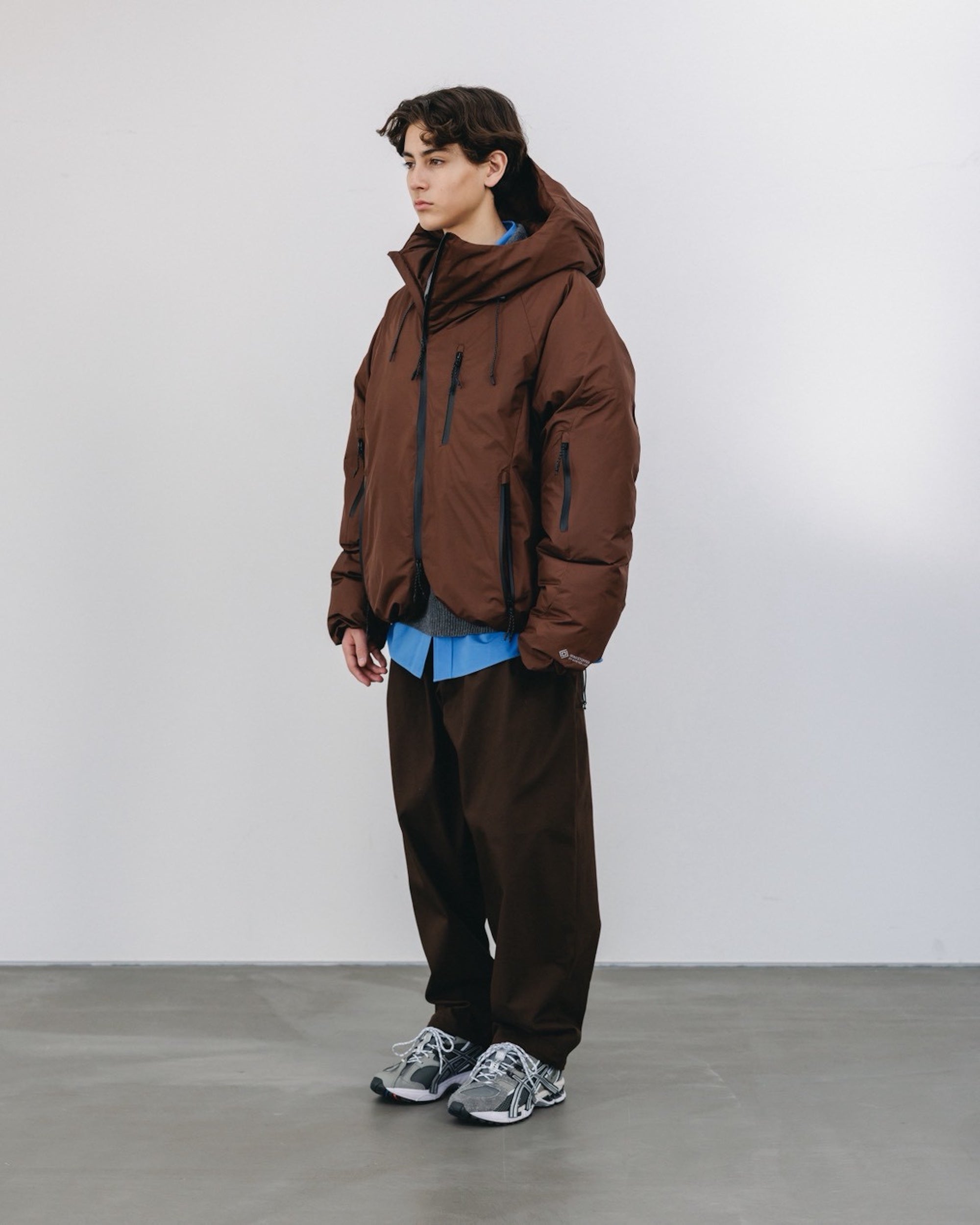 【12.20 SAT 20:00- IN STOCK】+phenix WINDSTOPPER® by GORE-TEX LABS CITY PUFFER JACKET (CHOCOLATE BROWN)