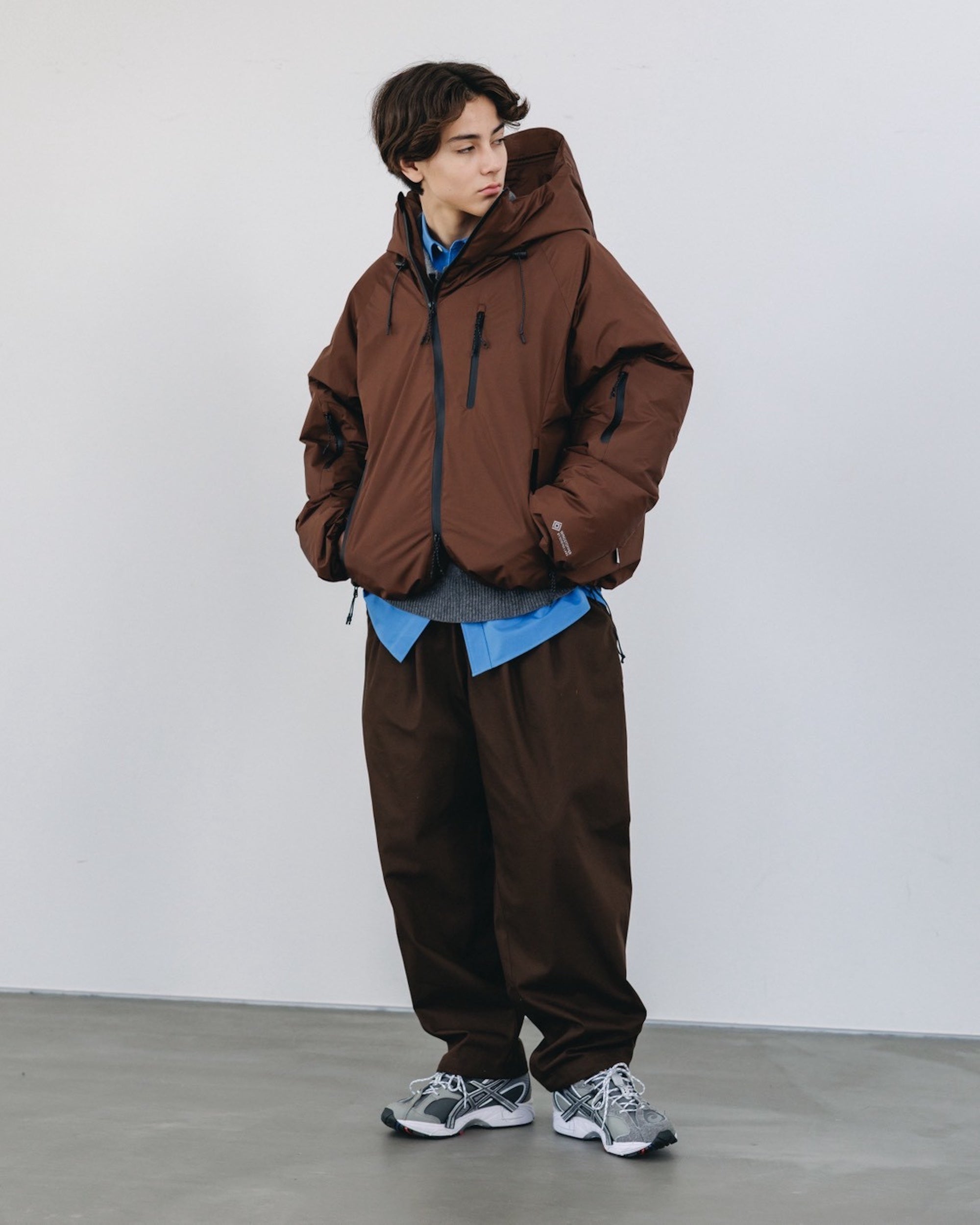 【12.20 SAT 20:00- IN STOCK】+phenix WINDSTOPPER® by GORE-TEX LABS CITY PUFFER JACKET (CHOCOLATE BROWN)