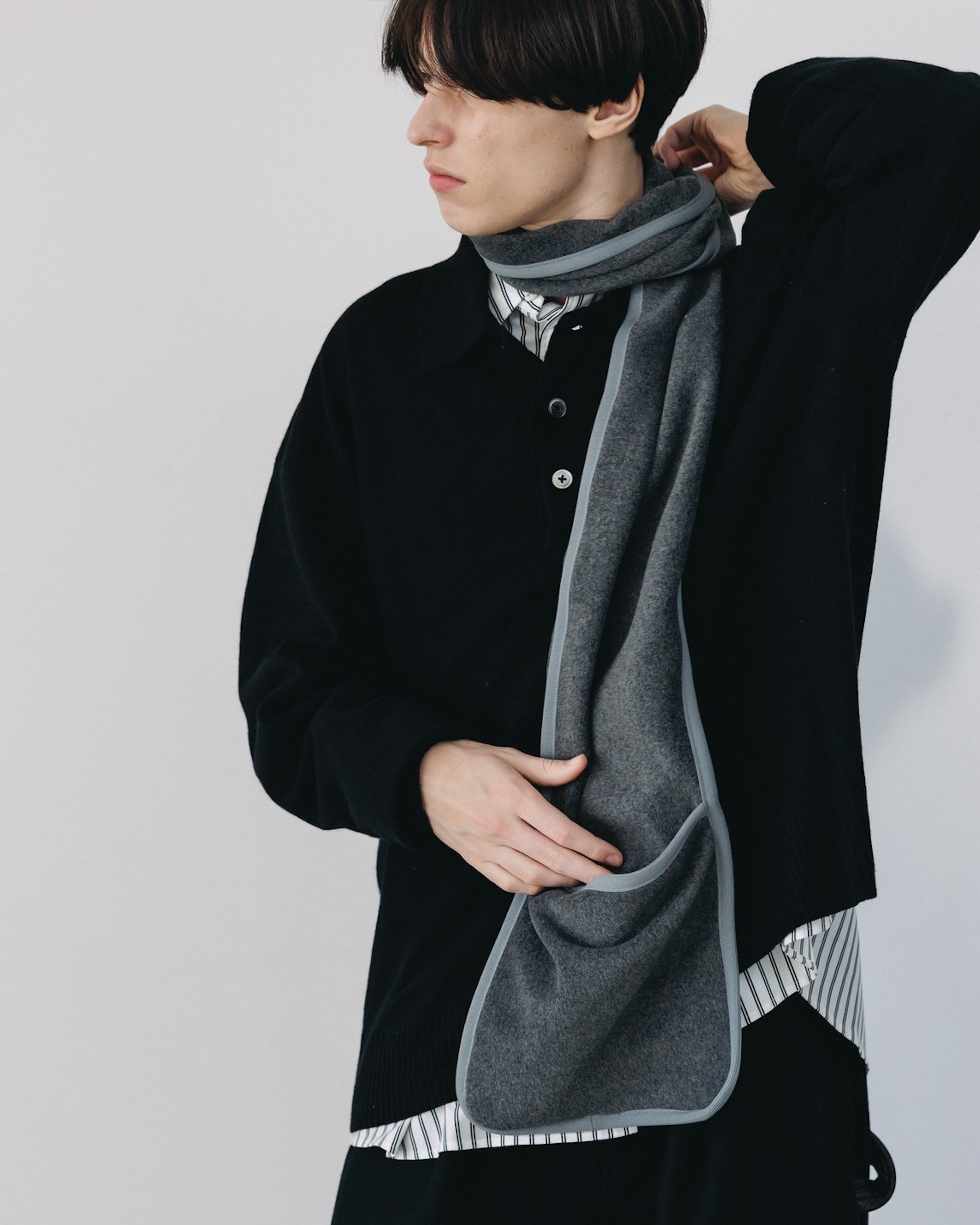 【12.20 SAT 20:00- IN STOCK】POLARTEC® SCARF (GRAY)