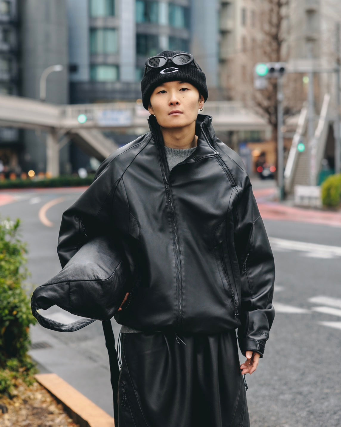 【2.5 WED 20:00- IN STOCK】+phenix WINDSTOPPER® by GORE-TEX LABS LEATHER CITY SIDEWINDER JACKET