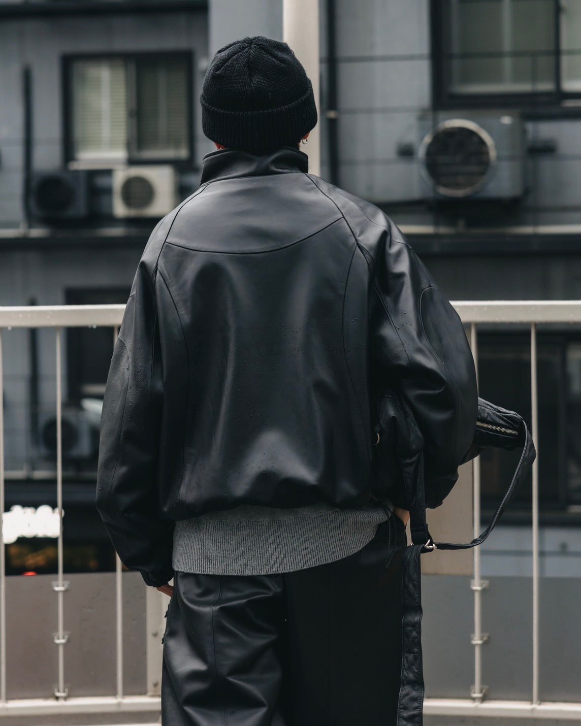 【2.5 WED 20:00- IN STOCK】+phenix WINDSTOPPER® by GORE-TEX LABS LEATHER CITY SIDEWINDER JACKET