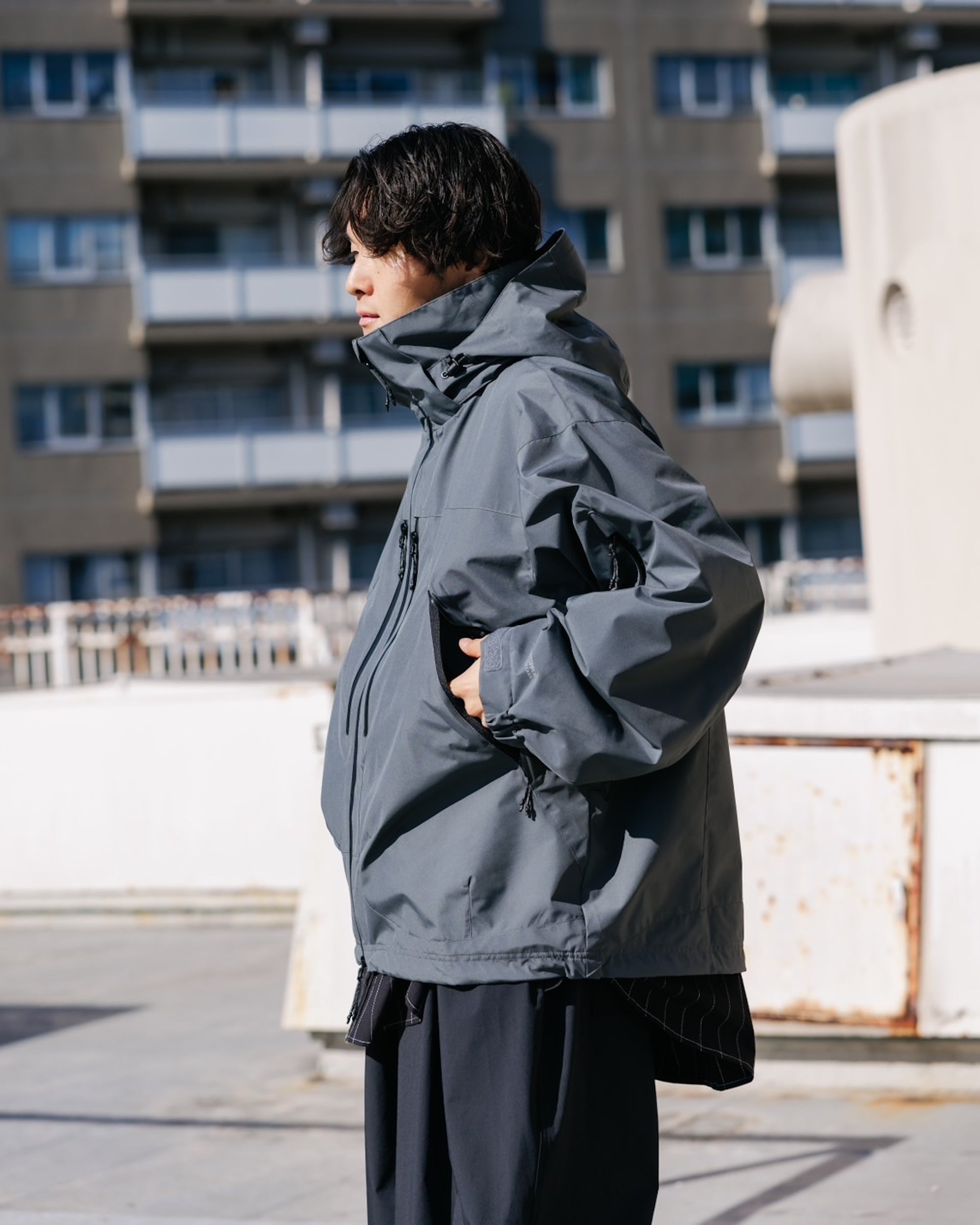 +phenix WINDSTOPPER® by GORE-TEX LABS CITY MOUNTAIN PARKA (GRAPHAITE GRAY)