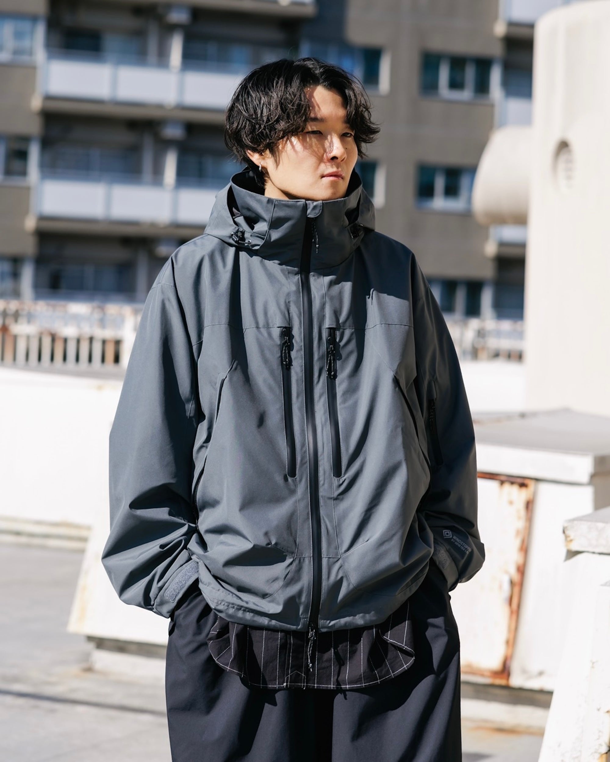 +phenix WINDSTOPPER® by GORE-TEX LABS CITY MOUNTAIN PARKA (GRAPHAITE GRAY)