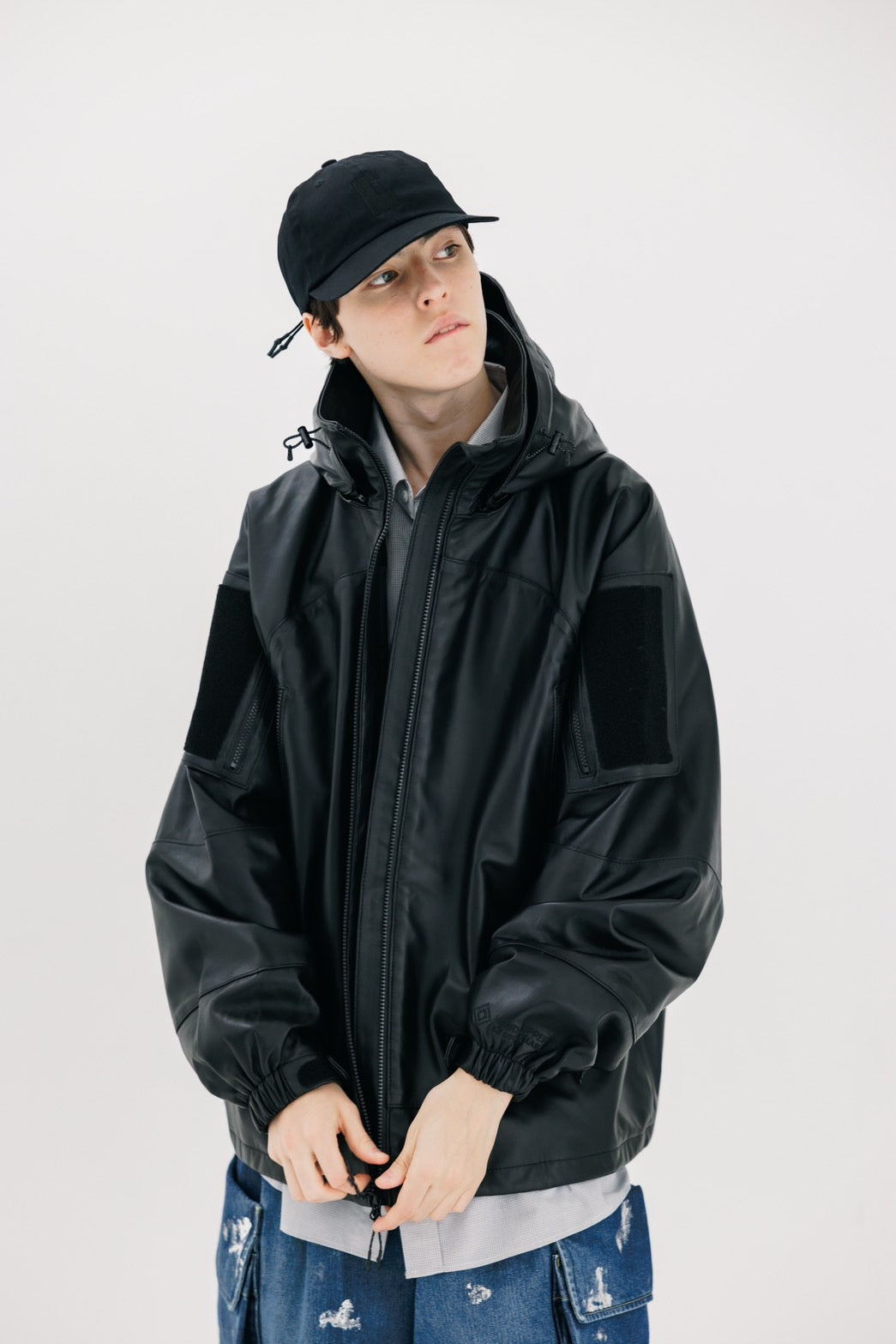 【2.19 WED 20:00- IN STOCK】+phenix WINDSTOPPER® by GORE-TEX LABS LEATHER CITY MILITARY JACKET