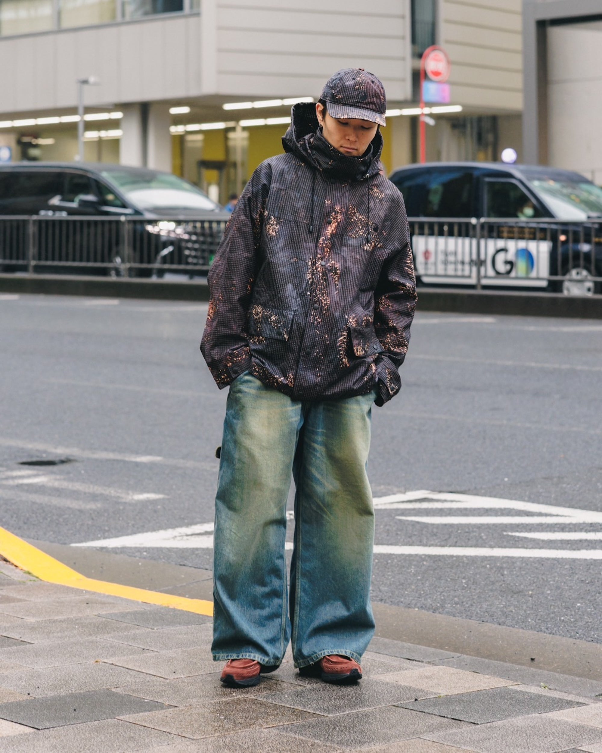 【3.8 SAT 20:00- IN STOCK】VINTAGE DYED SELVEDGE DENIM WORKER PANTS (VINTAGE INDIGO)