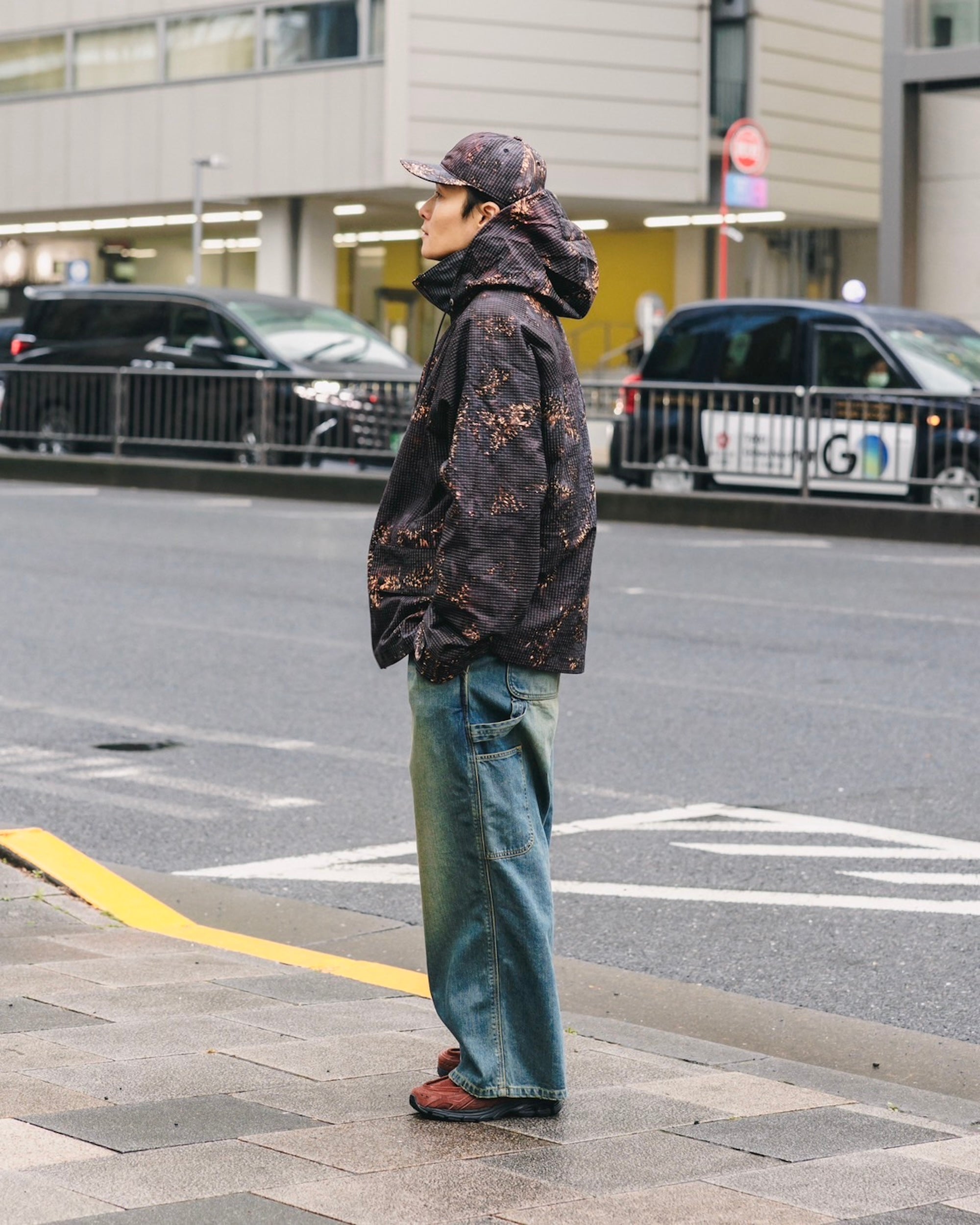 【3.8 SAT 20:00- IN STOCK】VINTAGE DYED SELVEDGE DENIM WORKER PANTS (VINTAGE INDIGO)