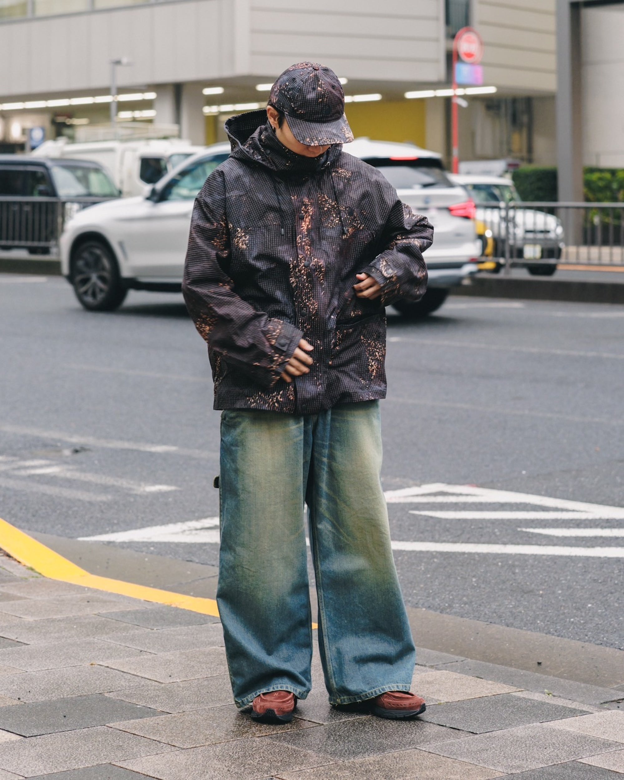 【3.8 SAT 20:00- IN STOCK】VINTAGE DYED SELVEDGE DENIM WORKER PANTS (VINTAGE INDIGO)