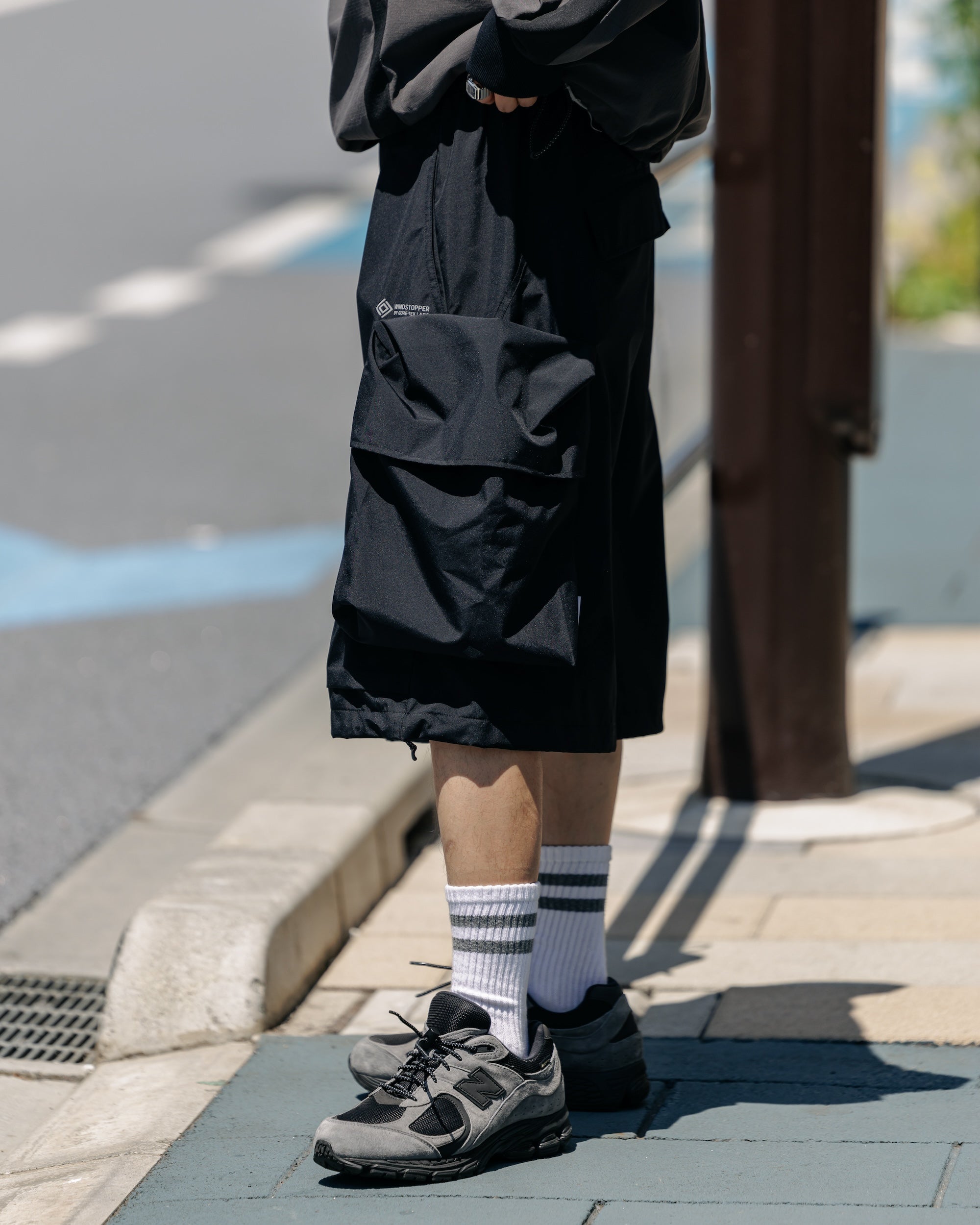 【5.6 TUE 20:00- IN STOCK】+phenix WINDSTOPPER® by GORE-TEX LABS CITY MILITARY HALF PANTS 002 (BLACK)