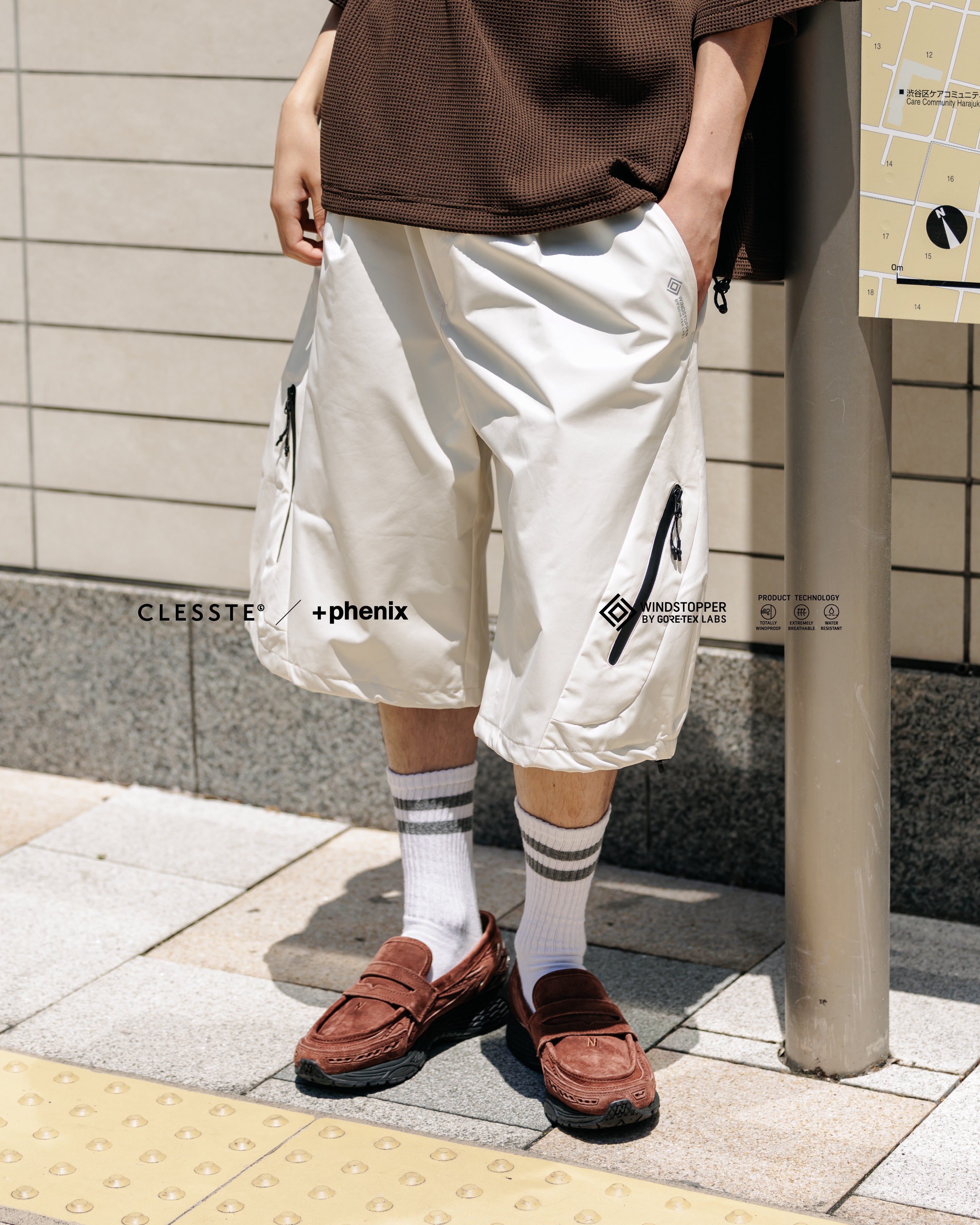 CLESSTE BAGGY HALF PANTS