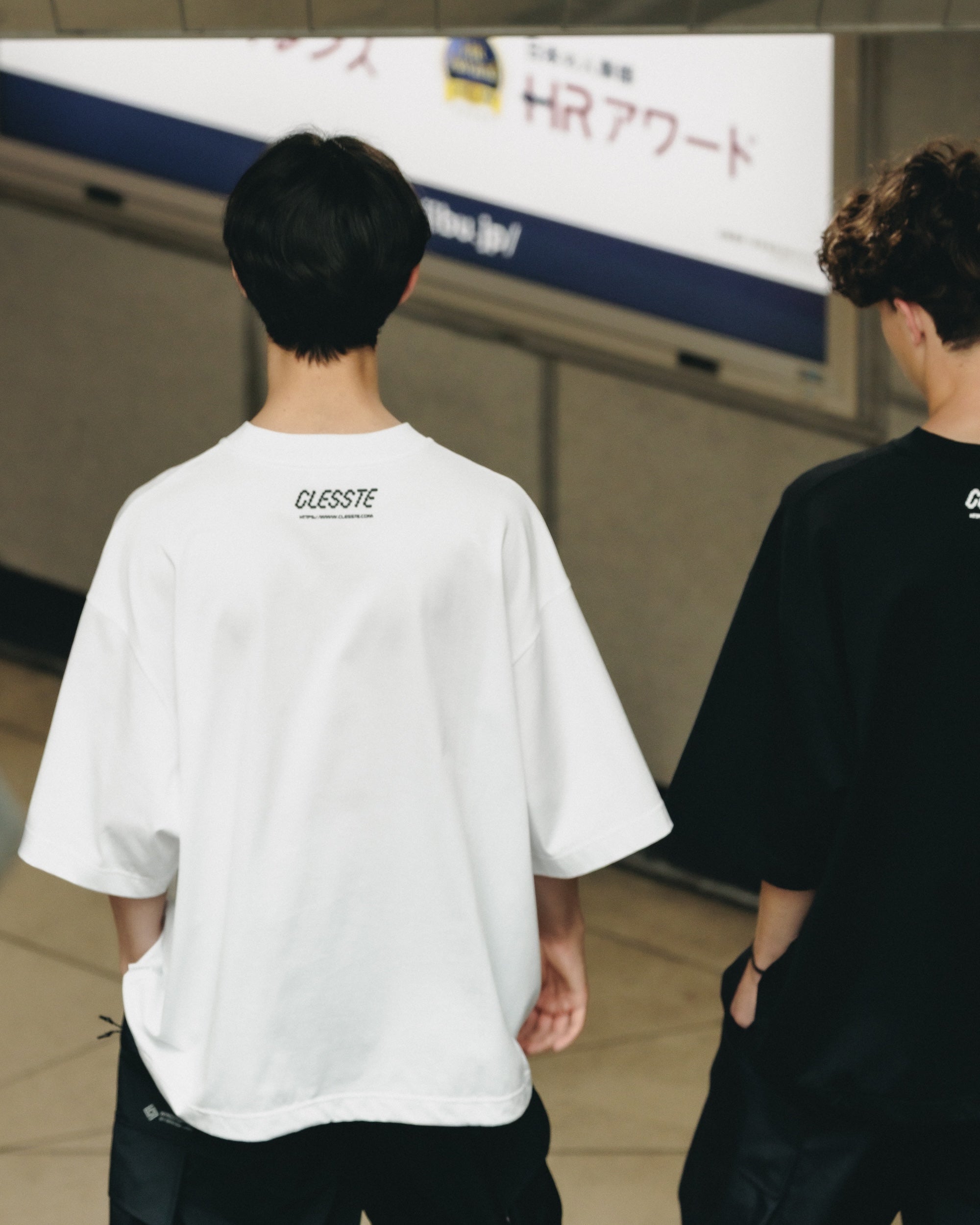 STAFF T-SHIRT WITH DRAWSTRINGS (WHITE)