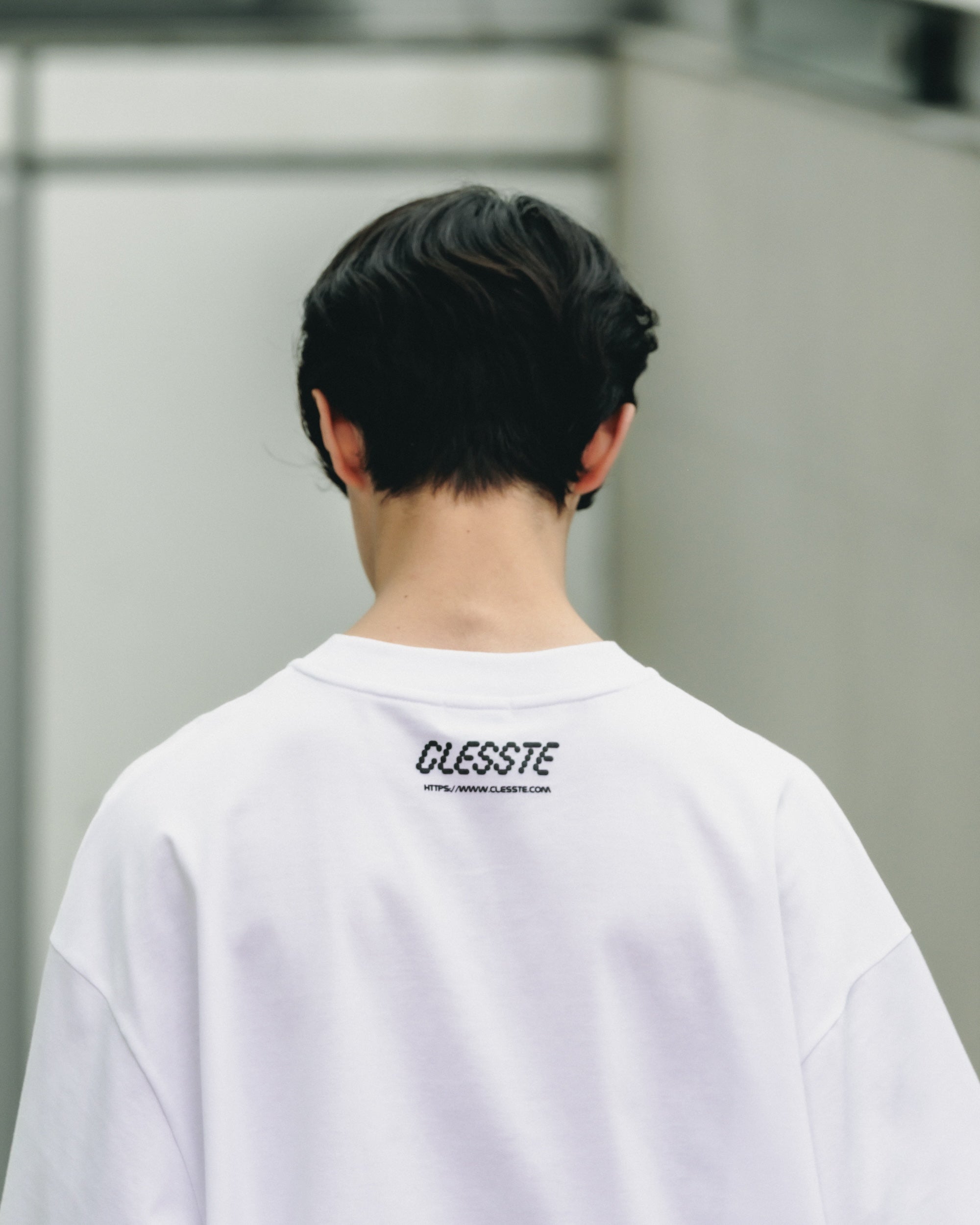 STAFF T-SHIRT WITH DRAWSTRINGS (WHITE)