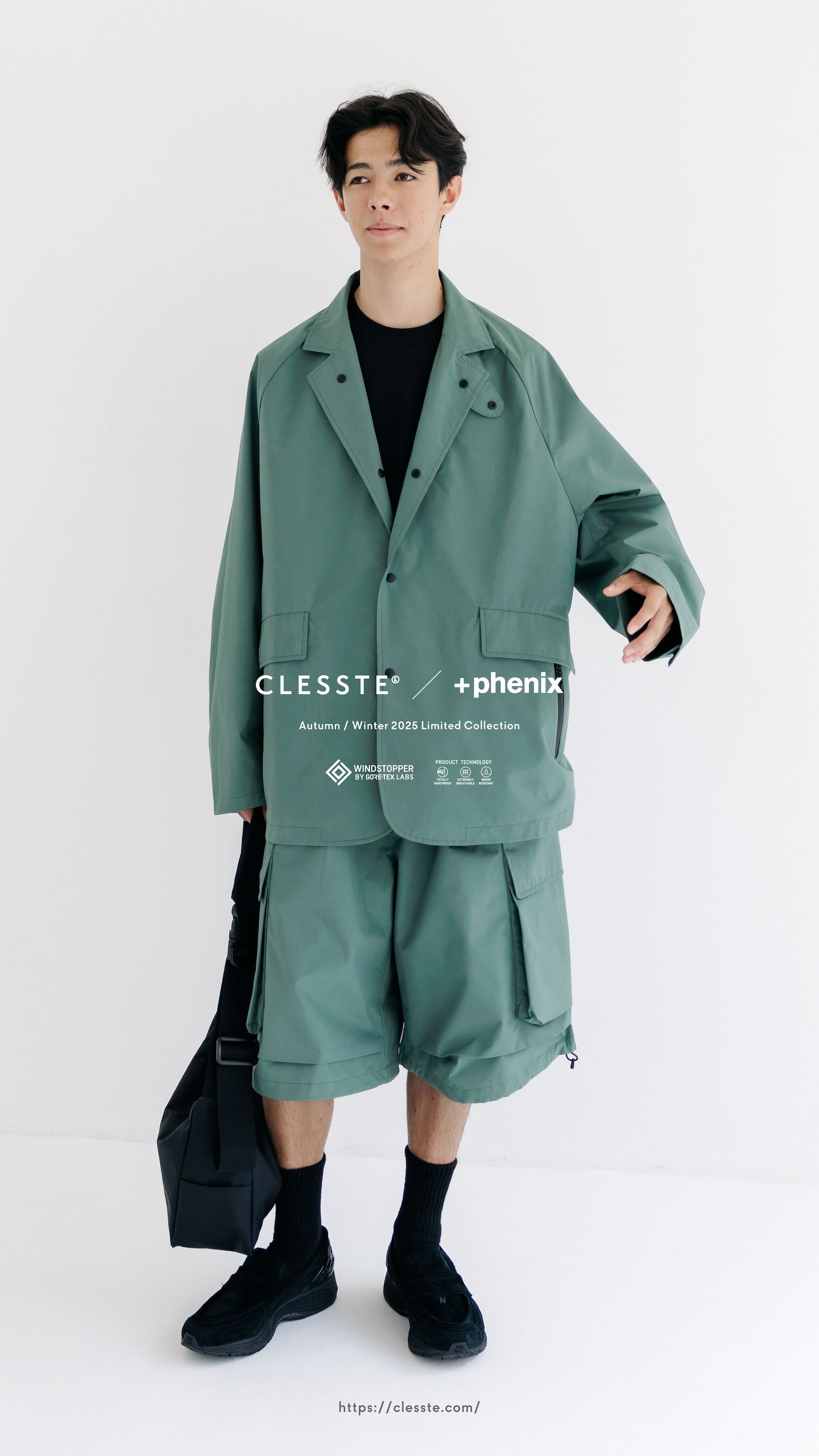 新品　クレスト　clesste アクティブ　ミリタリー　パンツ clesste アクティブ シティーミリタリー カーゴパンツ 黒1