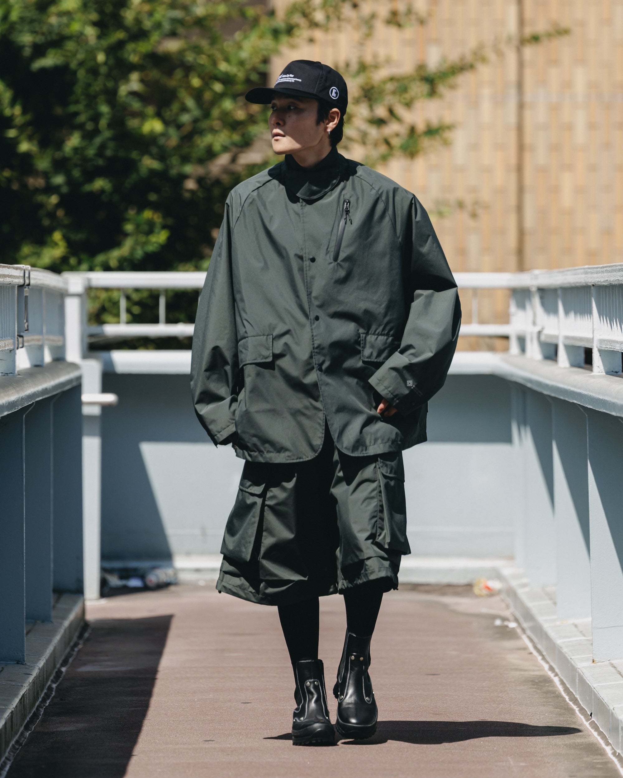 +phenix WINDSTOPPER® by GORE-TEX LABS ACTIVE CITY STORAGE JACKET (ASPHALT GRAY)