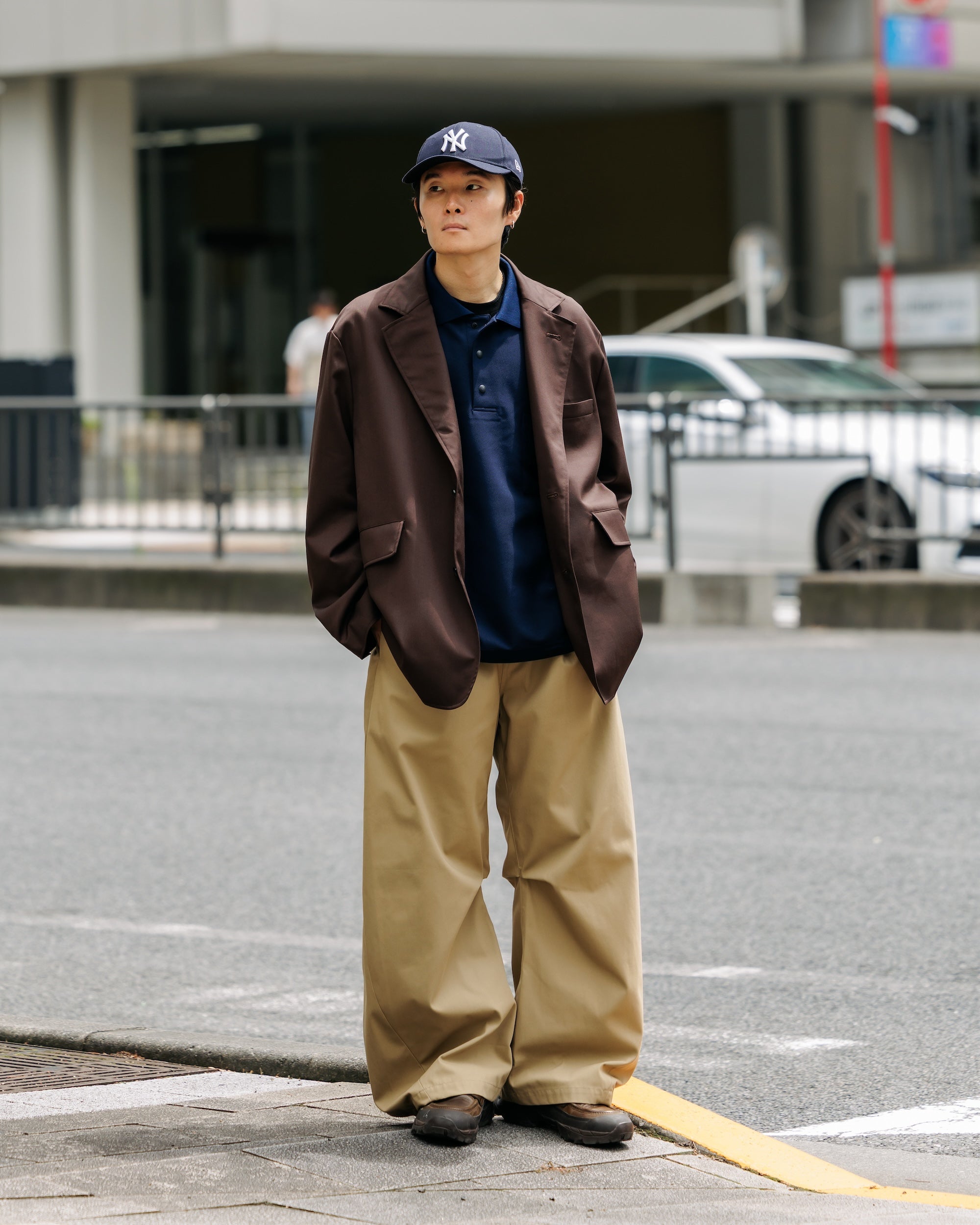 【9.10 WED 20:00- IN STOCK】BARREL LEG EASY PANTS (BEIGE)