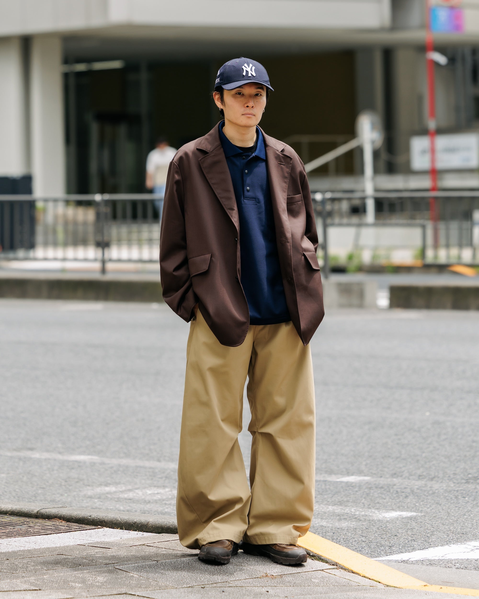 【9.10 WED 20:00- IN STOCK】BARREL LEG EASY PANTS (BEIGE)