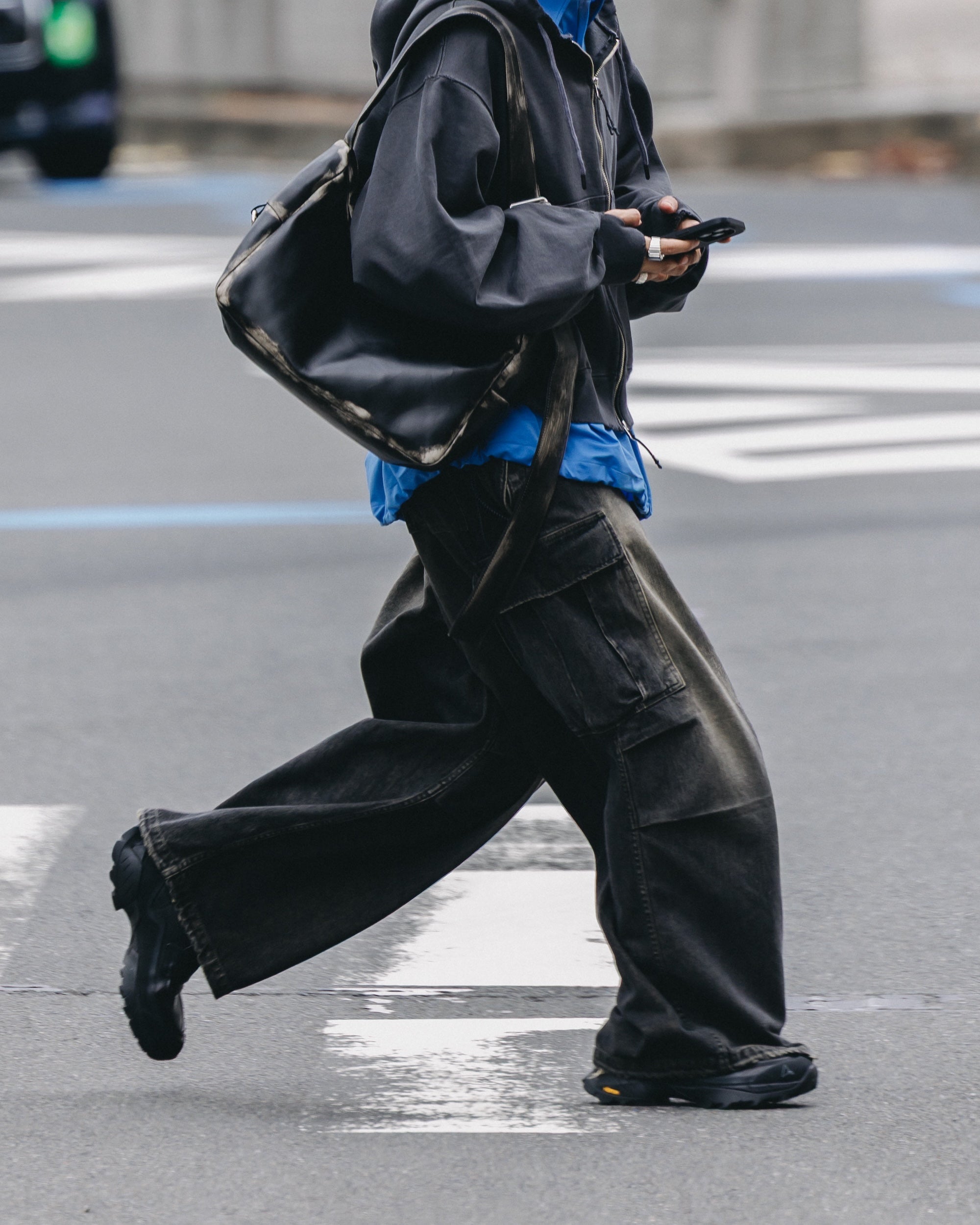 【9.13 SAT 20:00- IN STOCK】VINTAGE DYED SELVEDGE DENIM M-51 ARCTIC TROUSERS (VINTAGE BLACK)