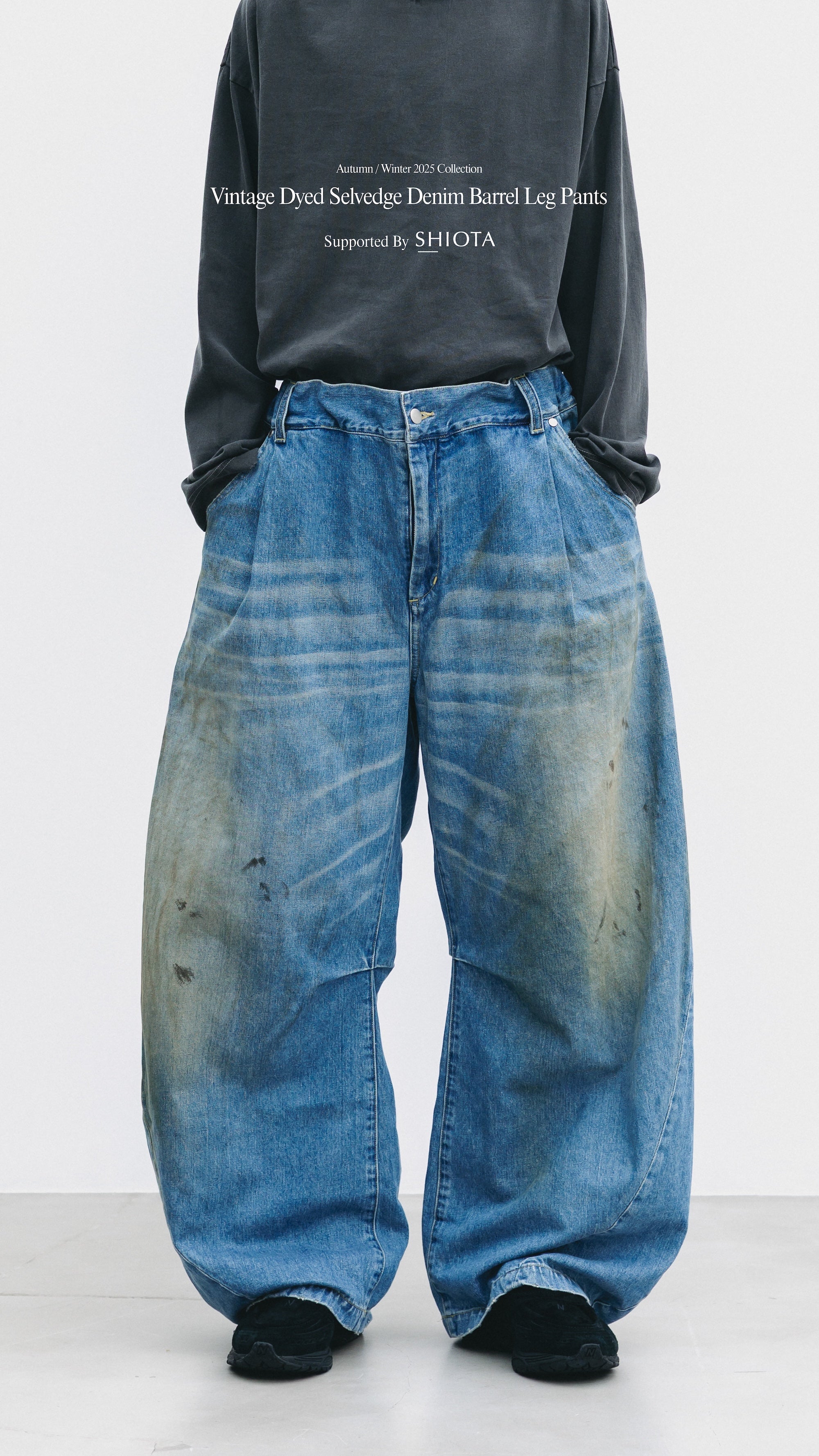 clesste デニムパンツ CLESSTE - SELVEDGE DENIM WIDE PANTS | HBX - ハイプビースト