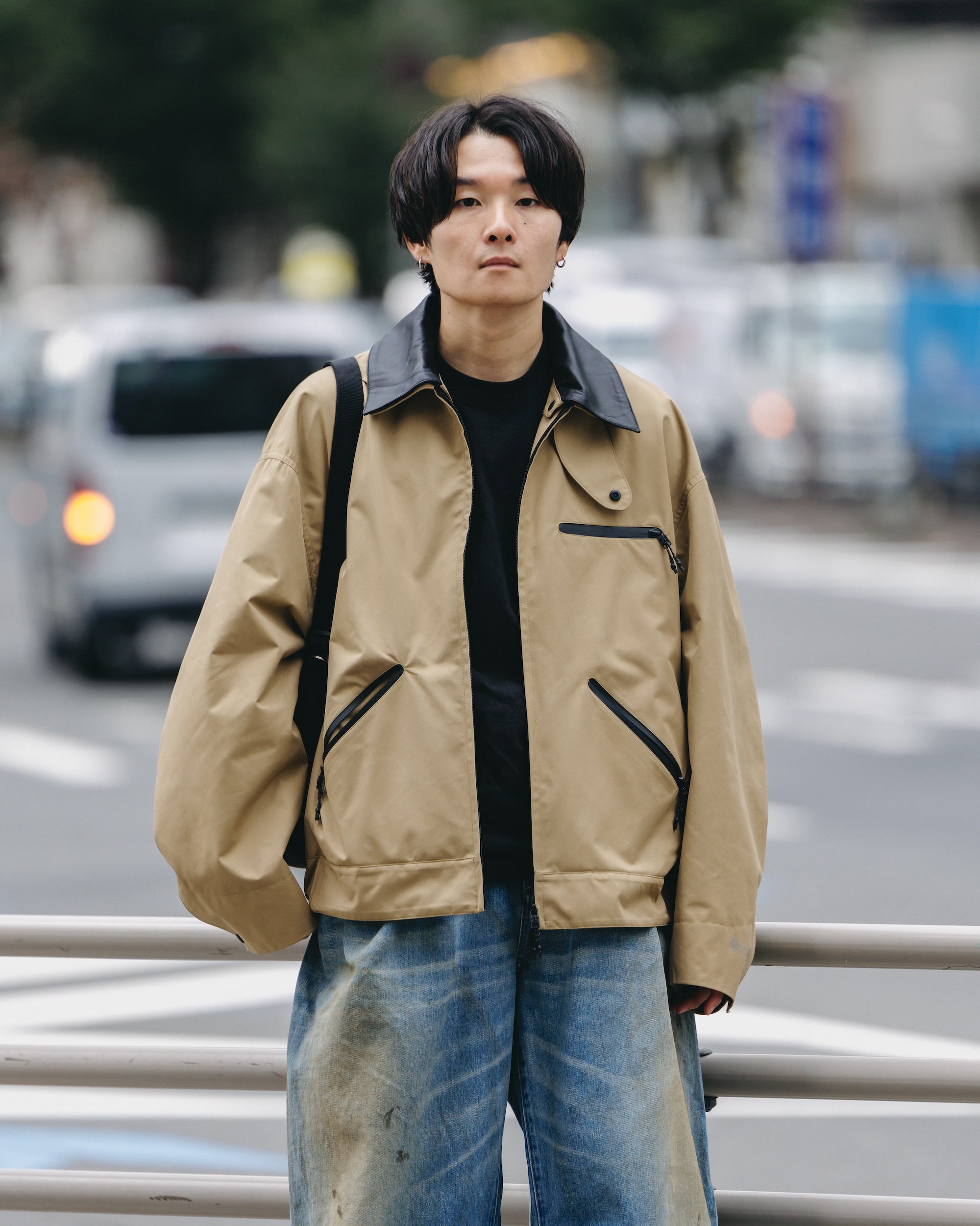 【9.24 WED 20:00- IN STOCK】+phenix WINDSTOPPER® by GORE-TEX LABS TWILL CITY WORKER JACKET (CARAMEL BEIGE)