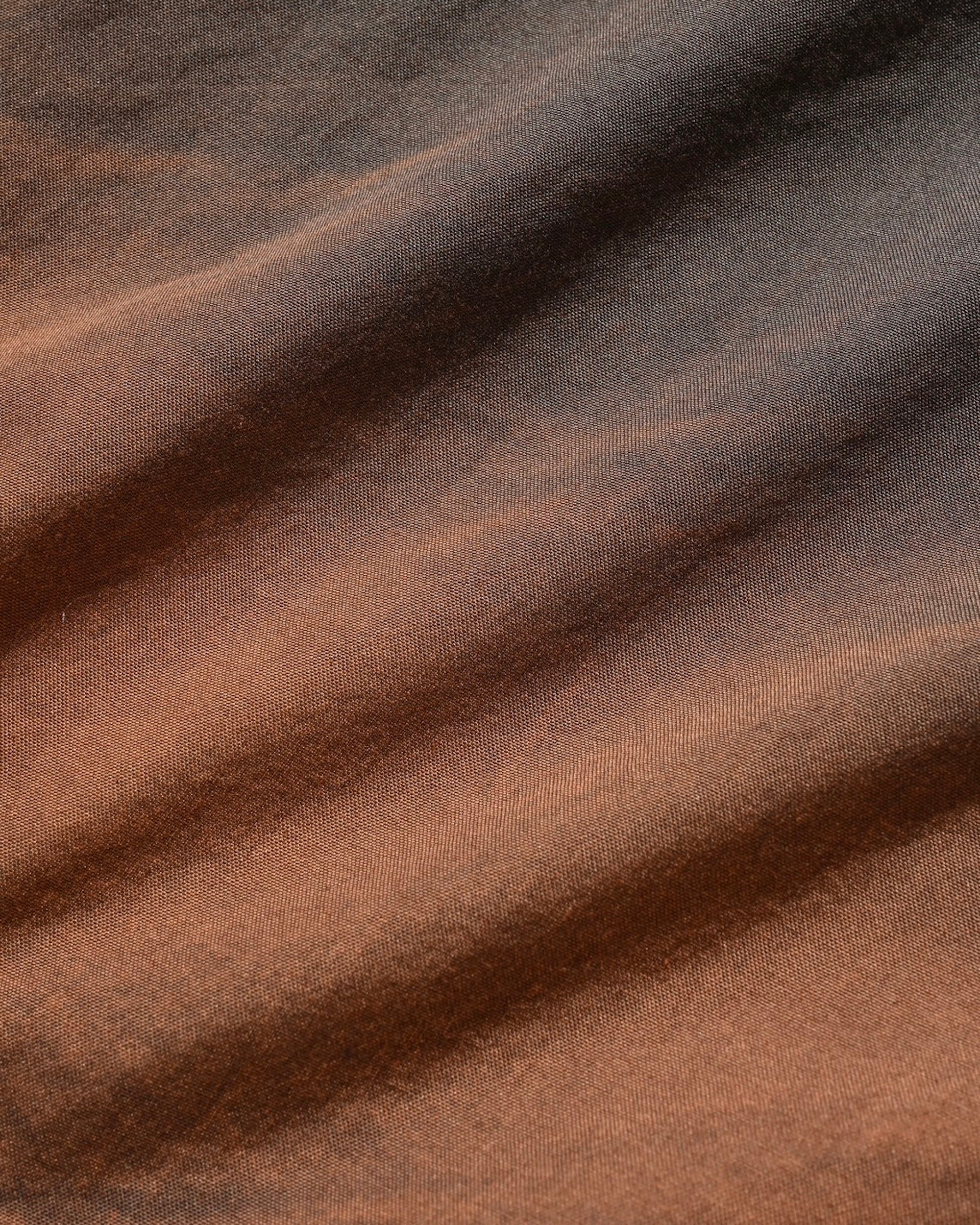【10.1 WED 20:00- IN STOCK】GRADATION DYED CLASSIC CITY L/S SHIRT (BROWN)