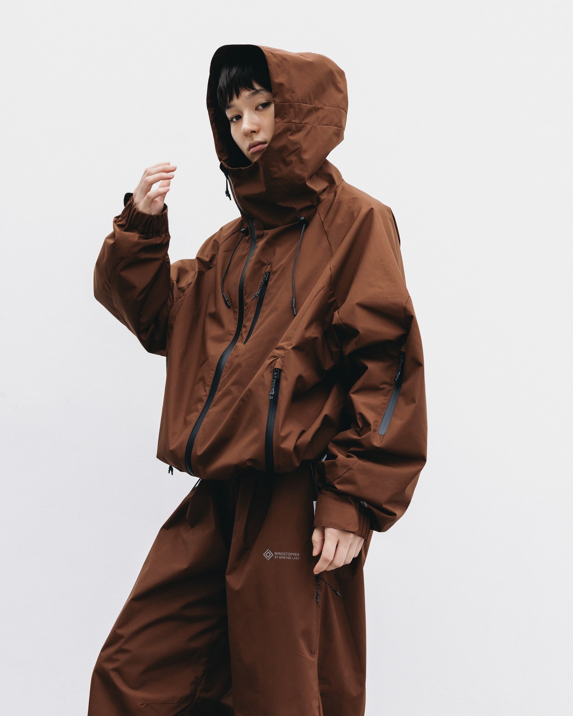 +phenix WINDSTOPPER® by GORE-TEX LABS CITY MOUNTAIN JACKET (CHOCOLATE BROWN)