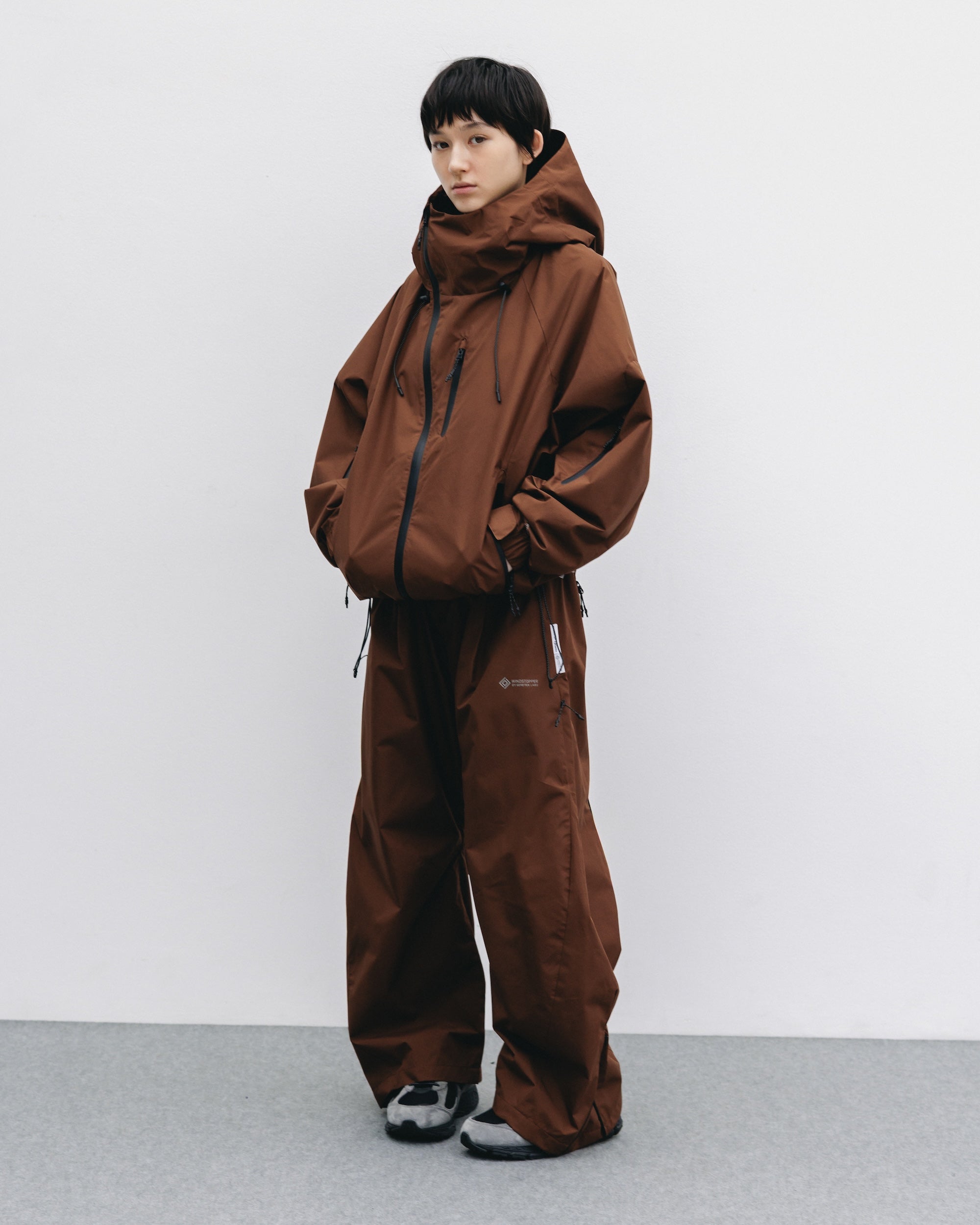 +phenix WINDSTOPPER® by GORE-TEX LABS CITY MOUNTAIN JACKET (CHOCOLATE BROWN)