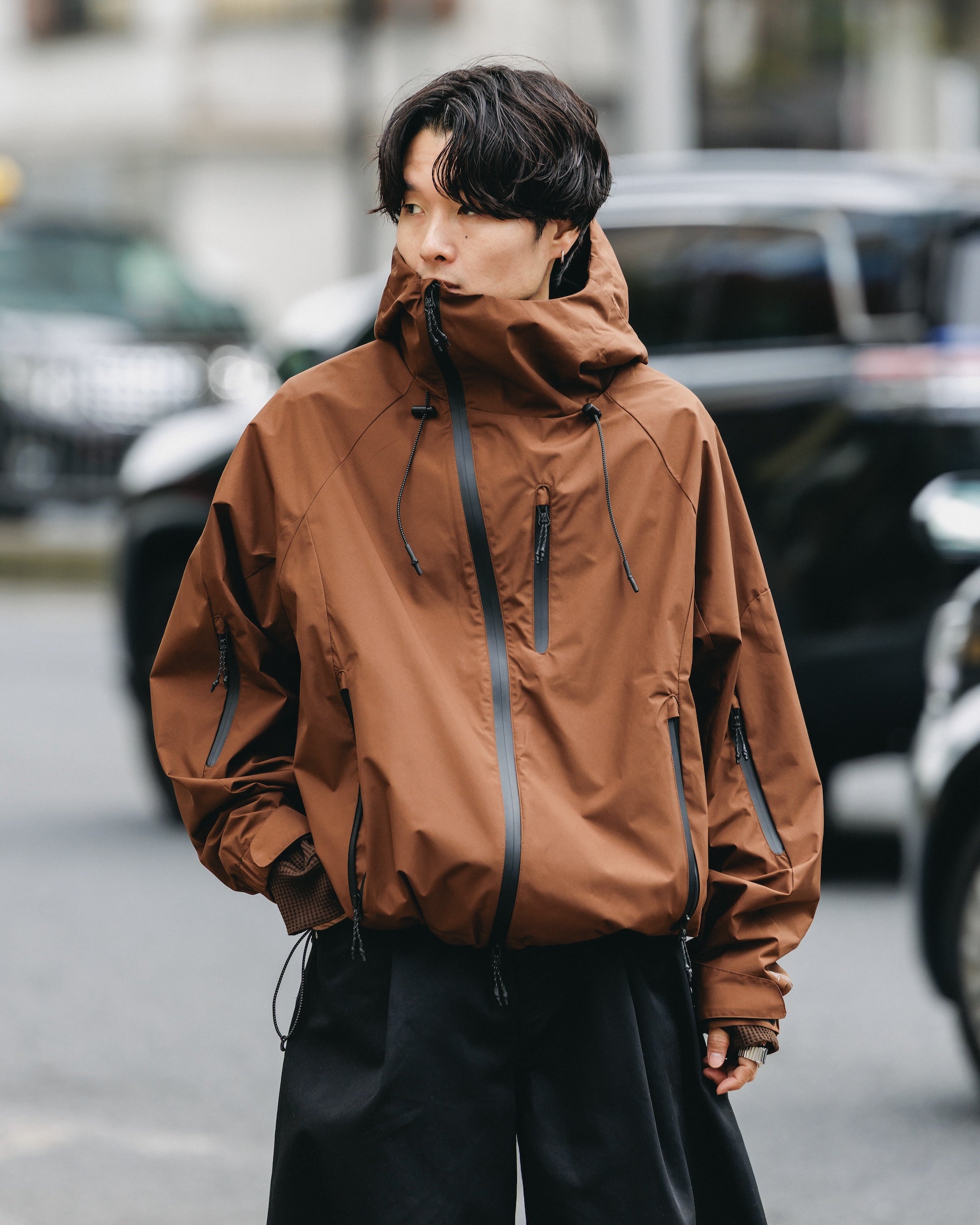 +phenix WINDSTOPPER® by GORE-TEX LABS CITY MOUNTAIN JACKET (CHOCOLATE BROWN)