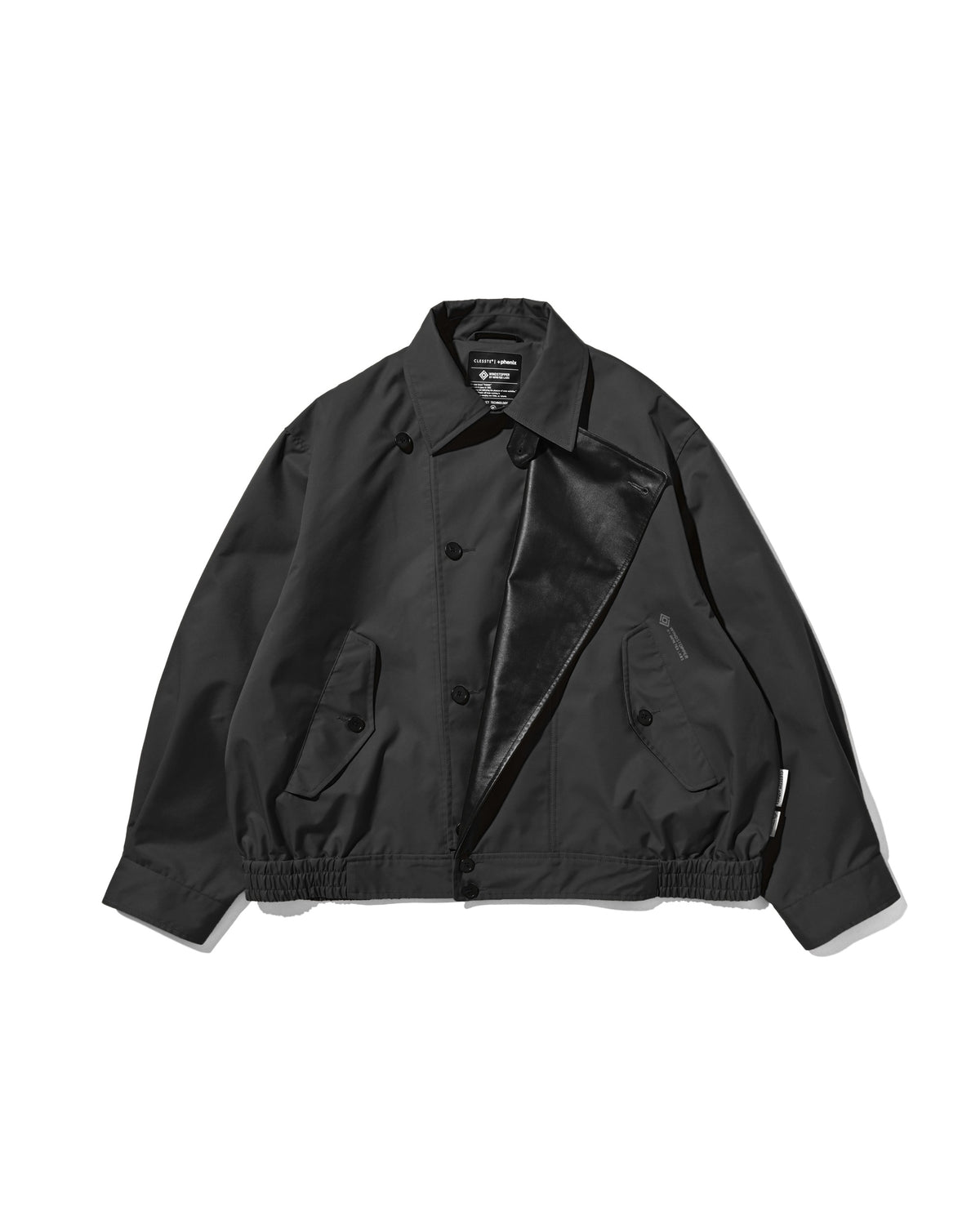 【10.24 SAT 20:00- IN STOCK】 +phenix WINDSTOPPER® by GORE-TEX LABS TWILL CITY DOUBLE FLAP JACKET (SHADOW GRAY)